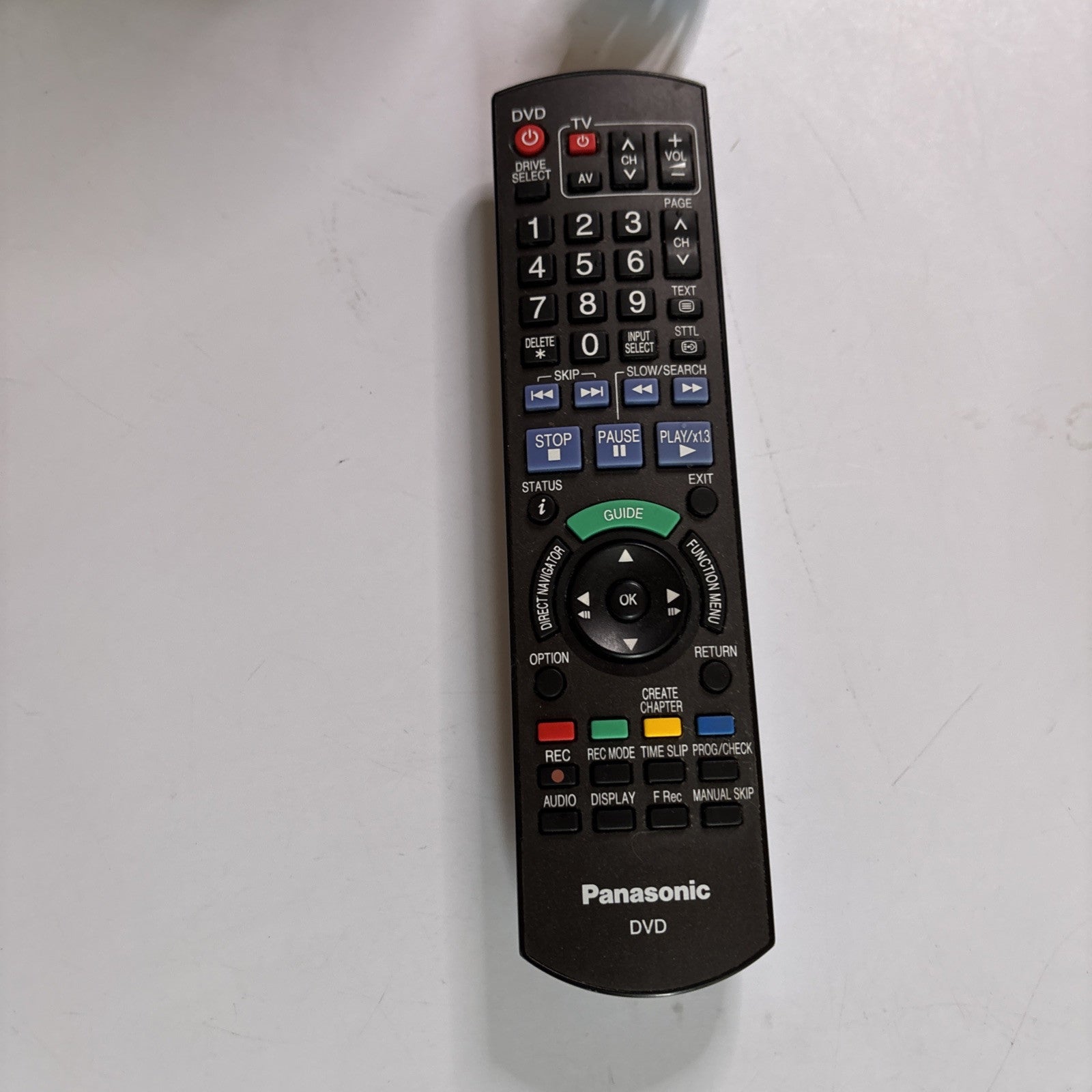 Genuine Panasonic N2QAYB000273 Remote Control For DVD Recorder DMR-XW3 ...