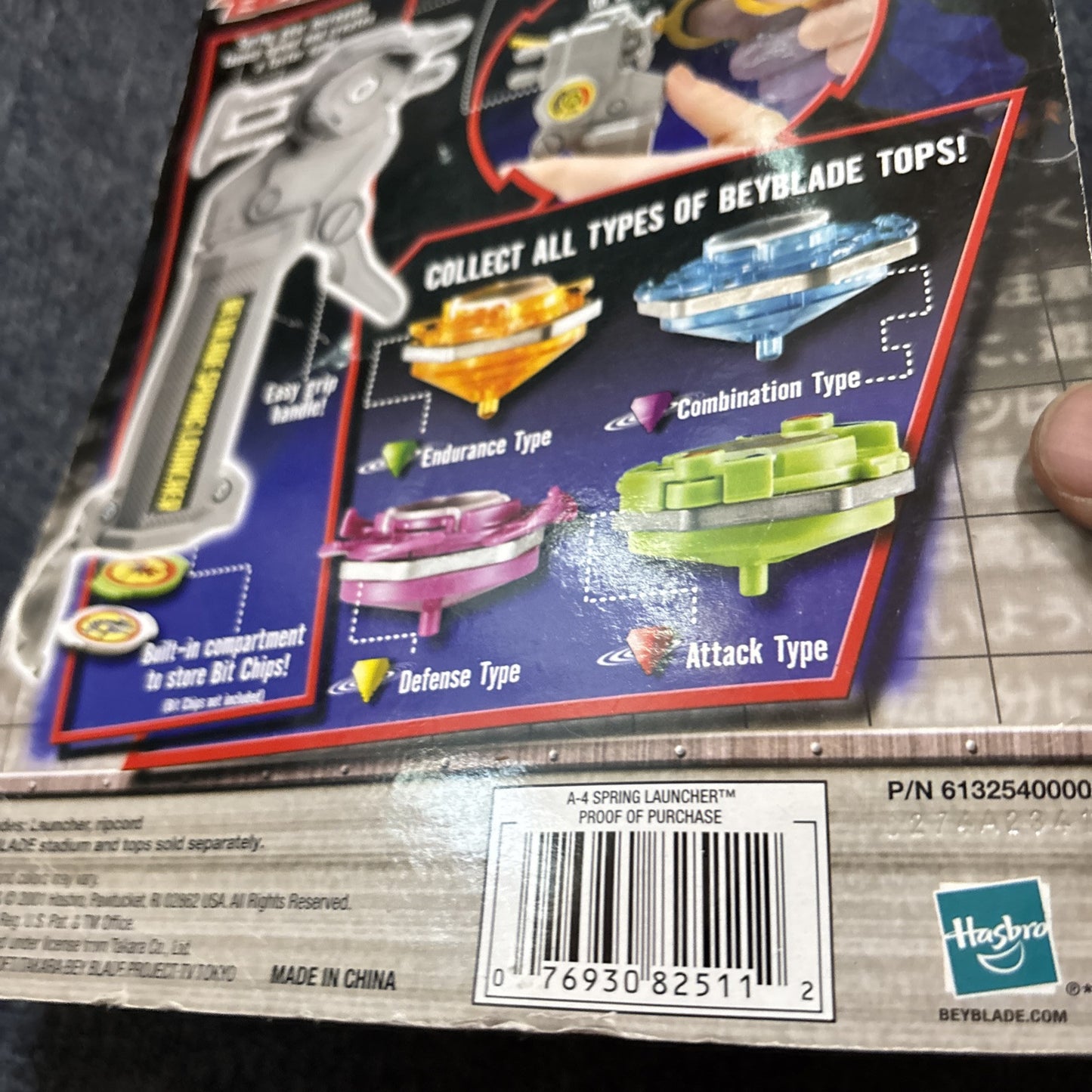 Beyblade - Spring Launcher Hasbro Vintage 2001 *Never Opened*