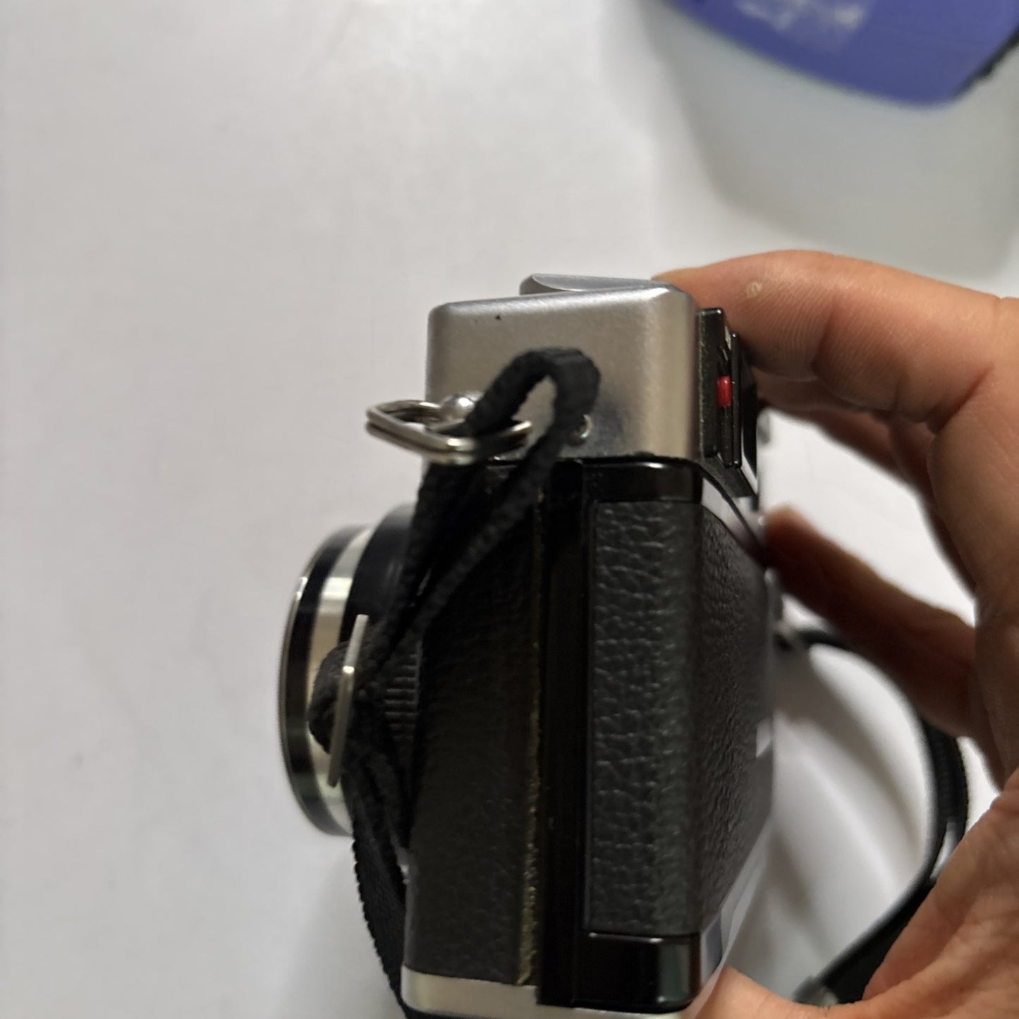 Canon Datematic Rangefinder Film Camera *For Parts or Repair Jammed Wind Lever*