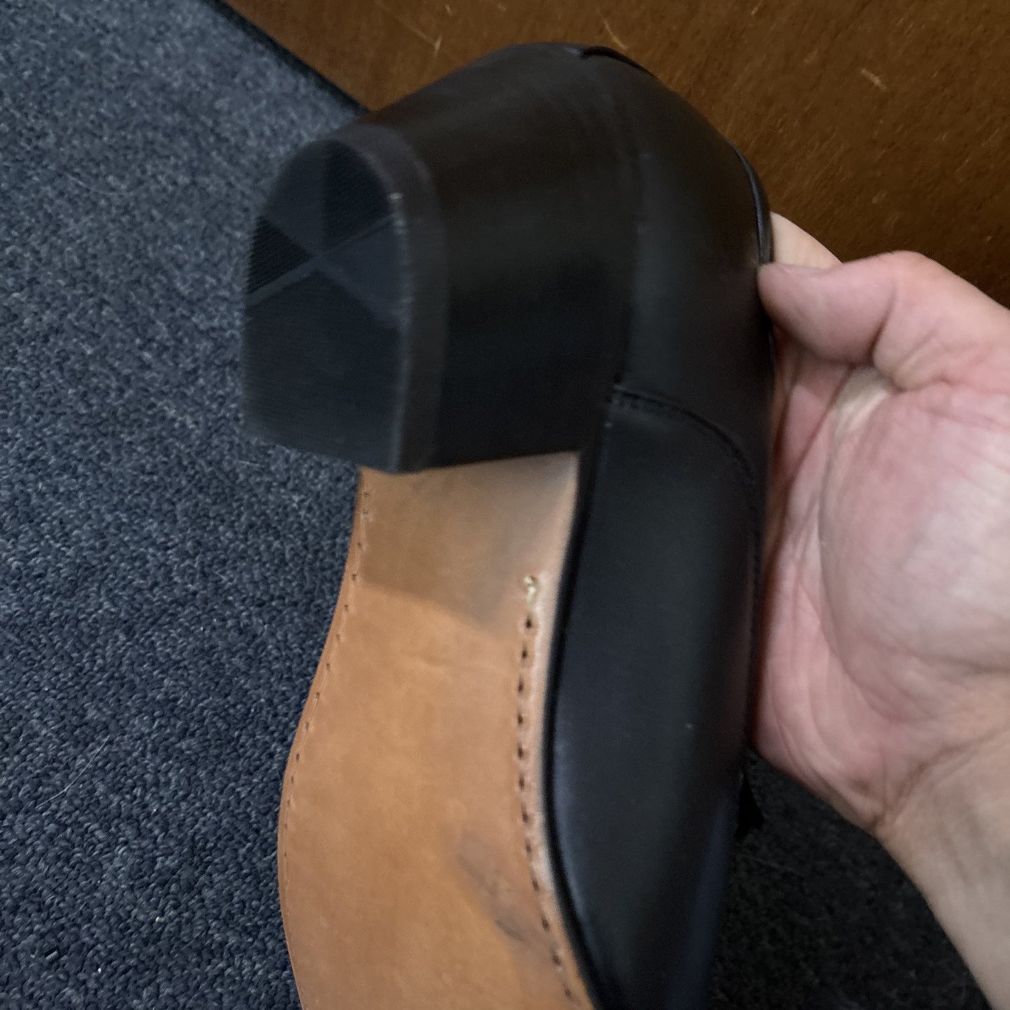 Aria Allen Tango Ballroom Dancing Leather Shoes Mens 9.5 AUS 149 *Never Used*