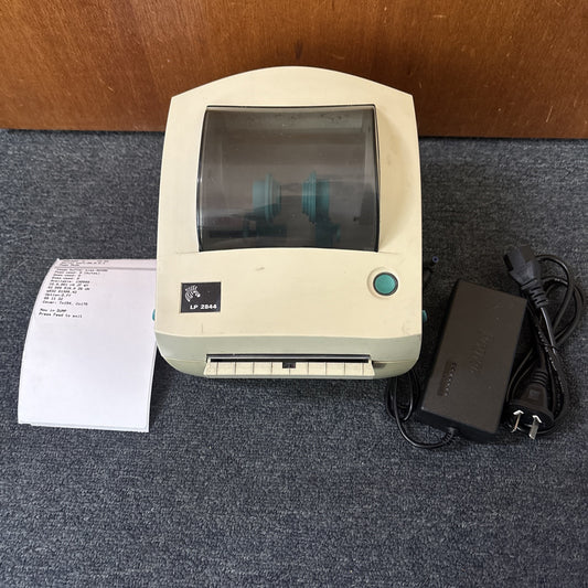 Zebra LP 2844 Thermal Label Printer Serial & Parallel Port