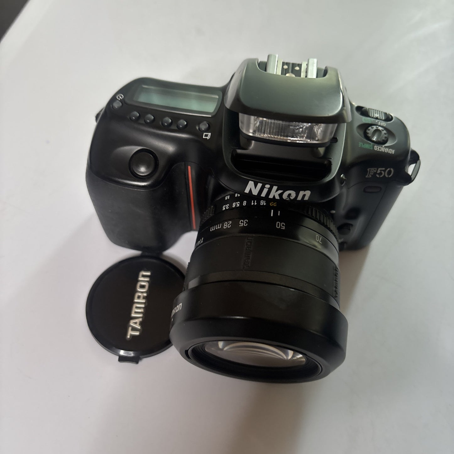 Nikon F50 SLR Film Camera & Tamron AF 28-70mm Lens 35mm