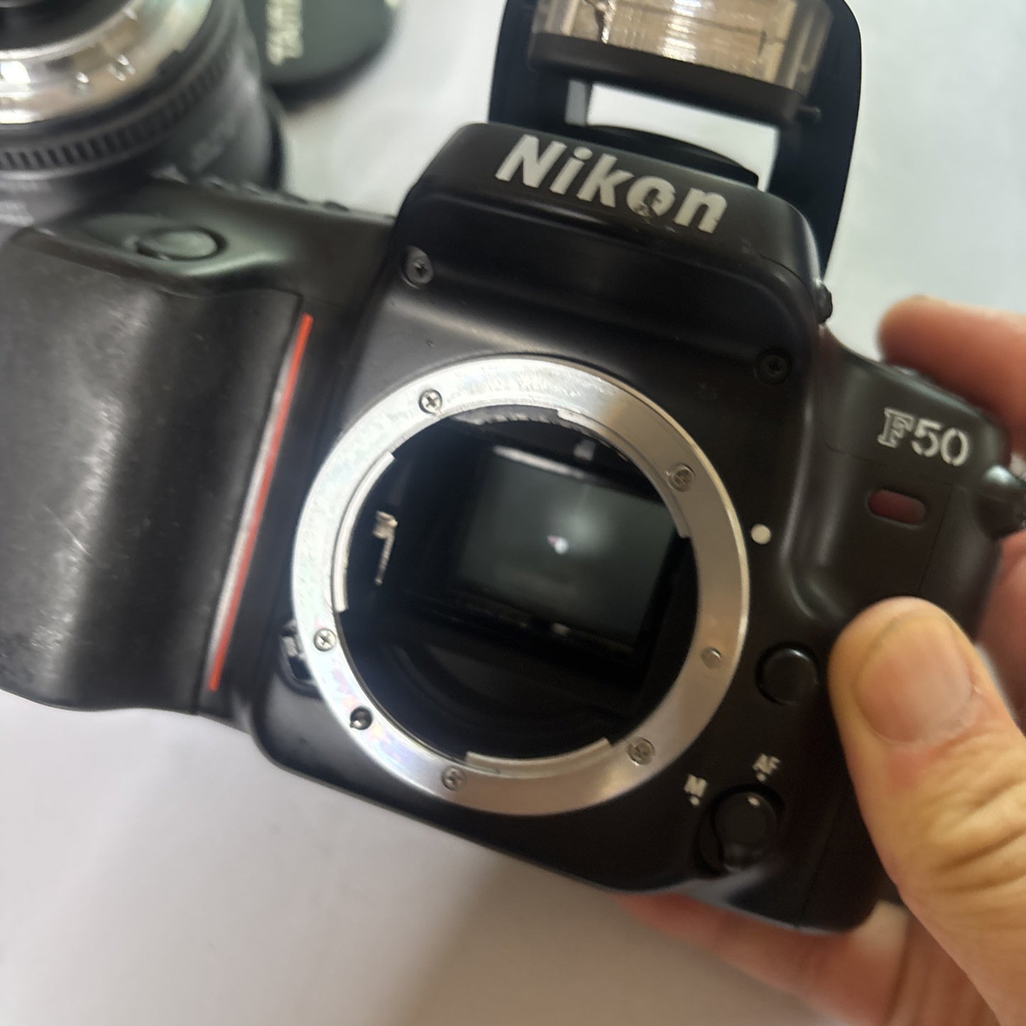 Nikon F50 SLR Film Camera & Tamron AF 28-70mm Lens 35mm