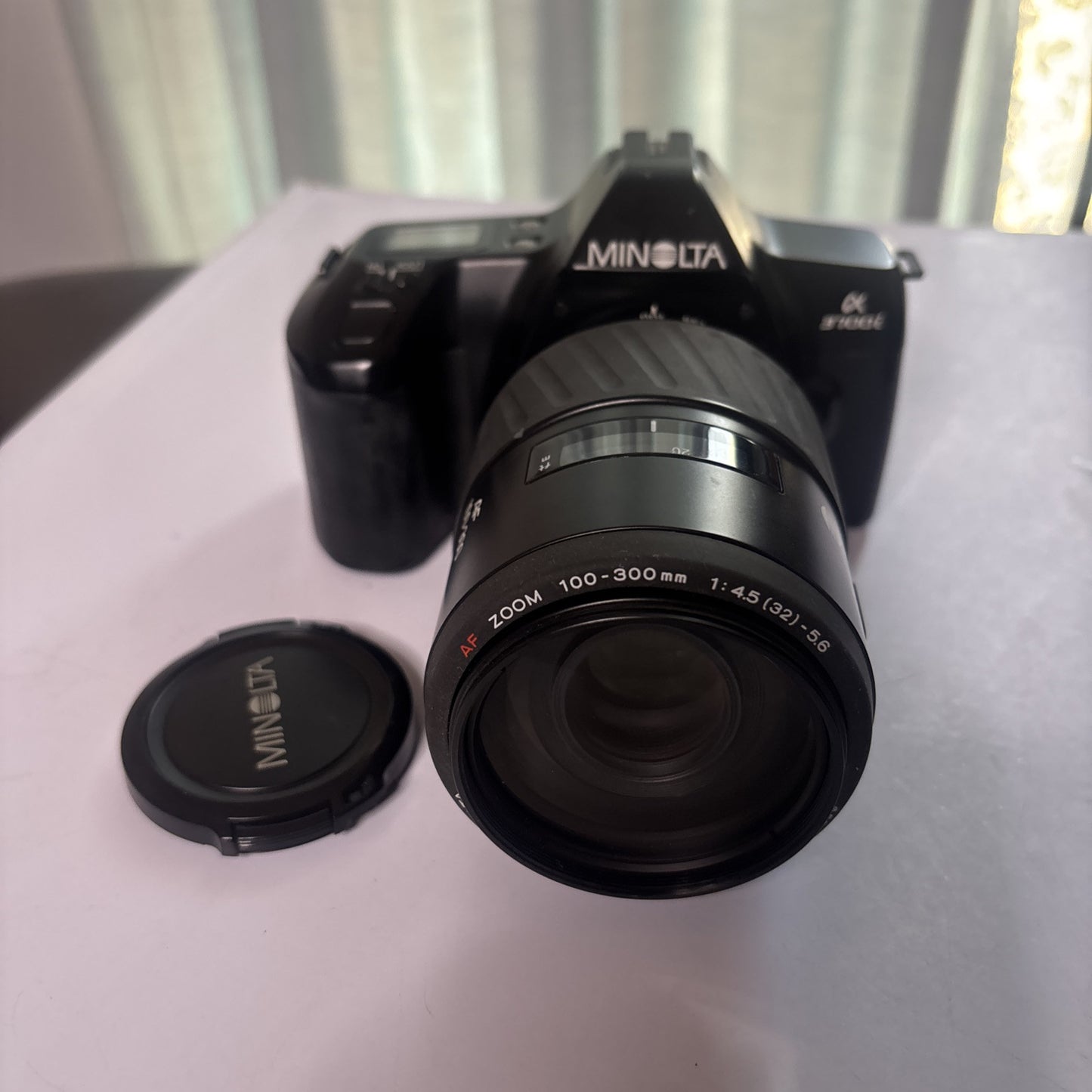 Minolta Alpha 3700i SLR Camera & Minolta AF 100-300mm Lens