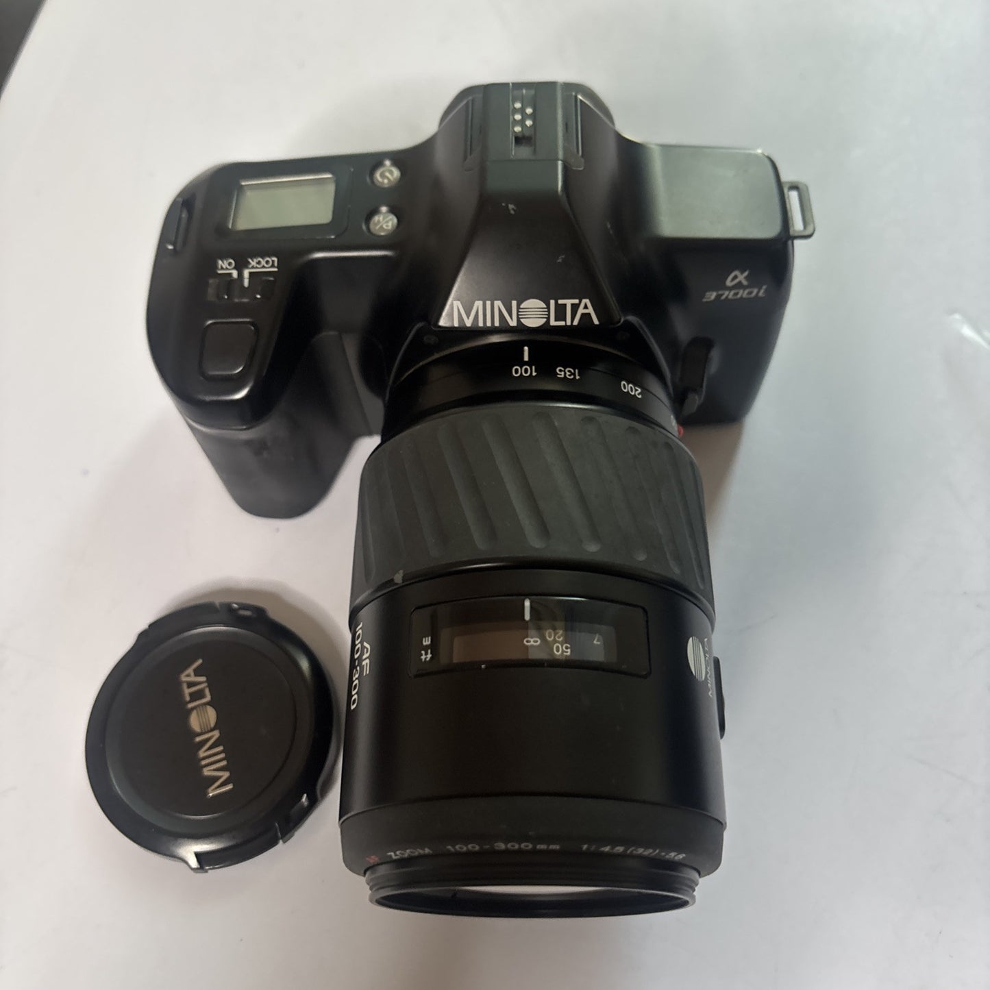 Minolta Alpha 3700i SLR Camera & Minolta AF 100-300mm Lens