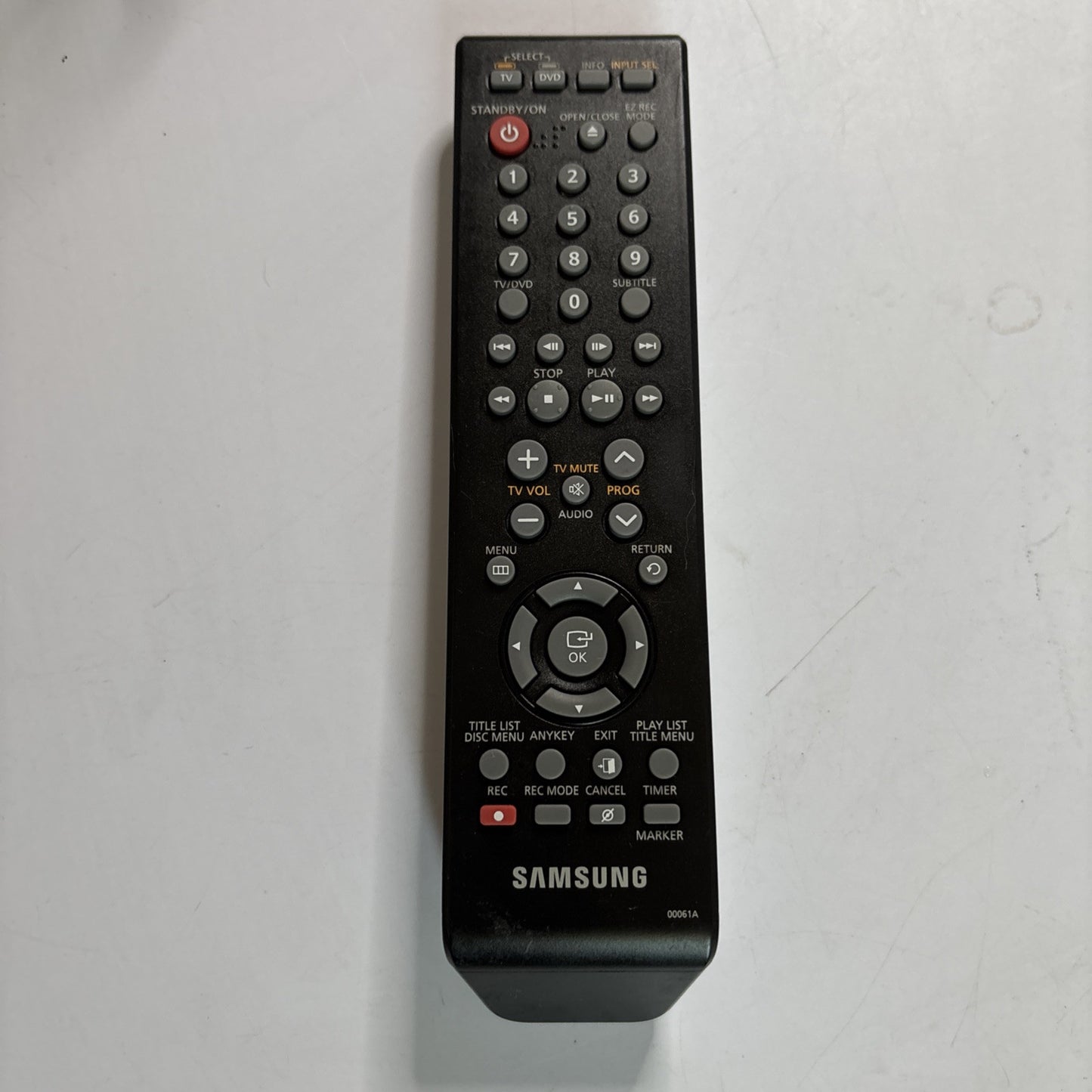 Genuine Samsung 00061A Remote Control For TV DVD Player