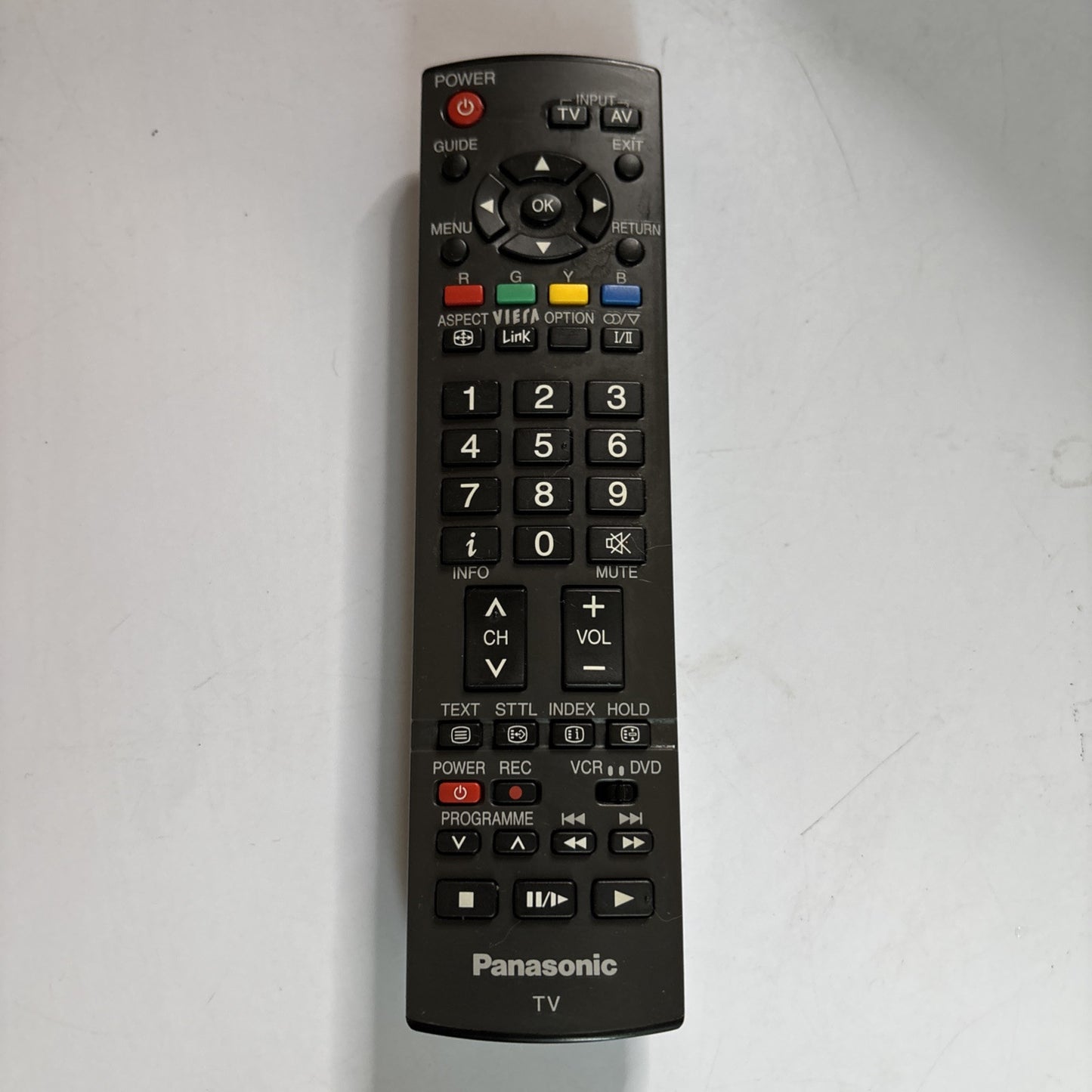 Genuine Panasonic N2QAYB000229 Remote Control For TV VCR