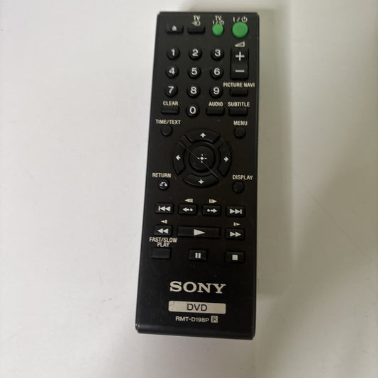 Genuine Sony RMT-D198P Remote Control For DVD Player