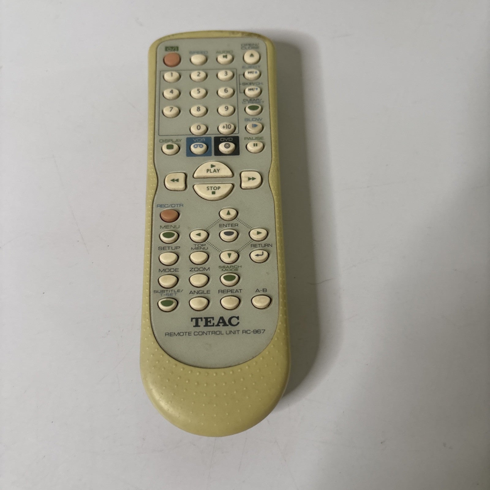 Genuine Teac RC-967 Remote Control For VCR DVD Player – Retro Unit