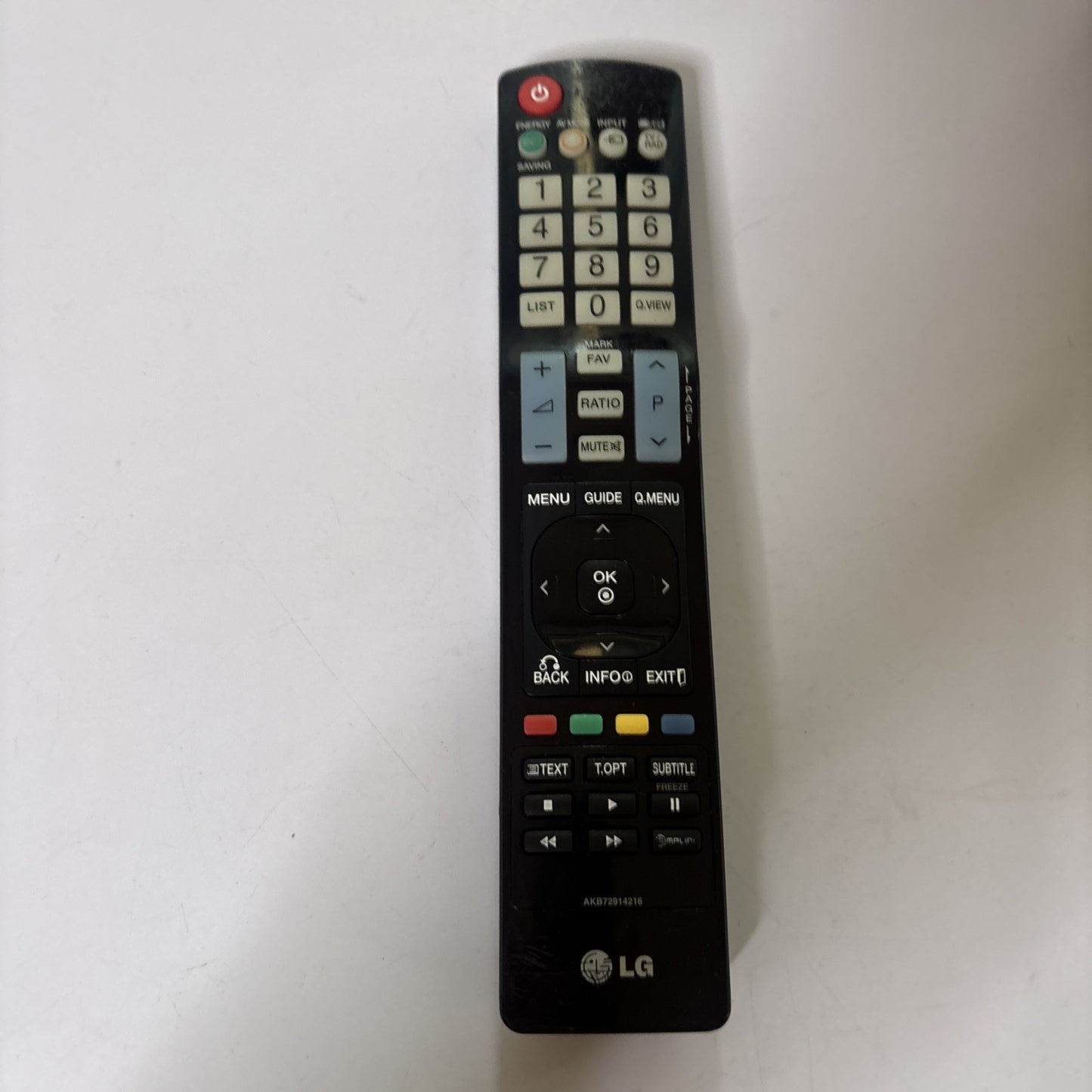 Genuine LG AKB72914216 Remote Control for 42PJ350, 42PJ650, 50PJ350, 50PJ650,