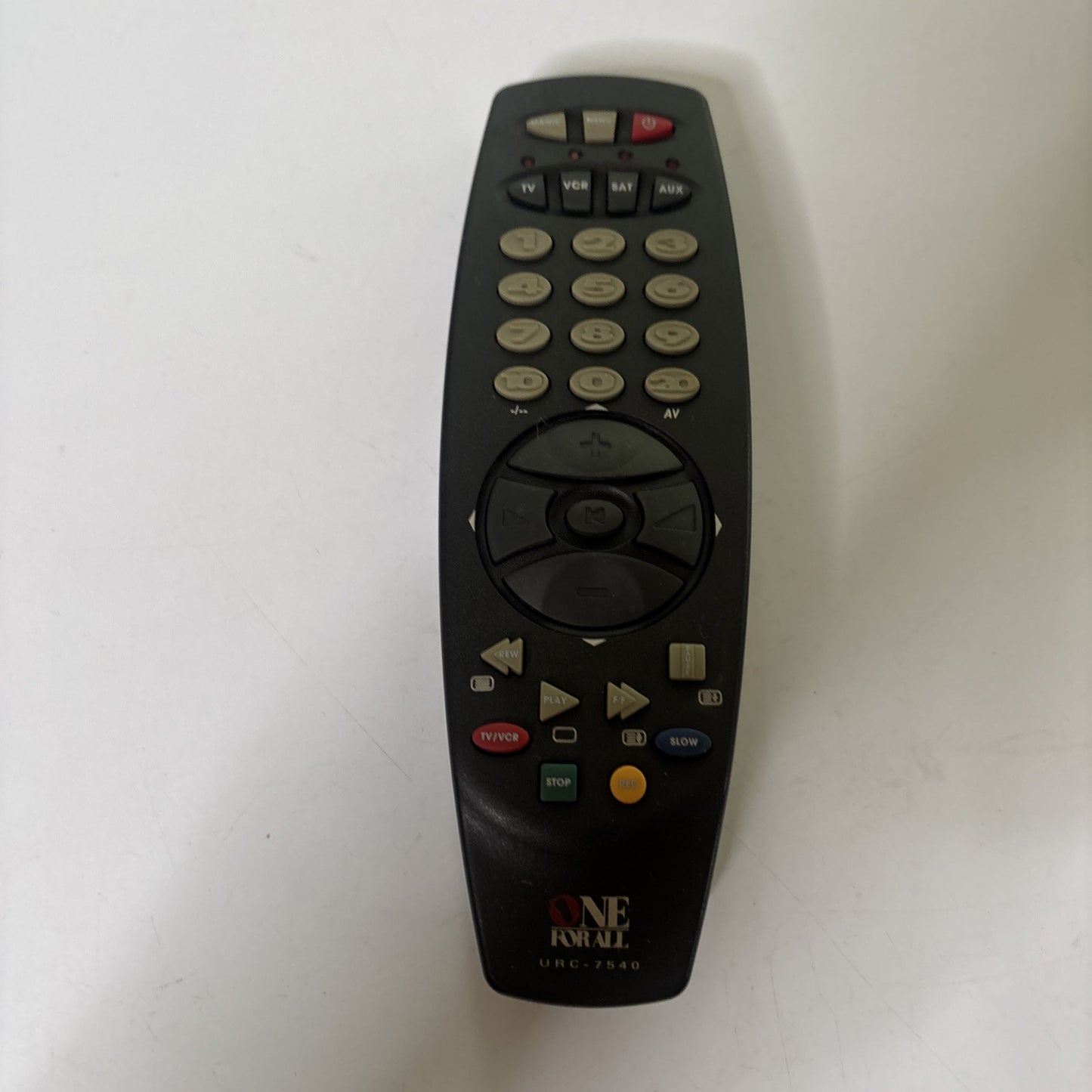 One For All URC-7540 Remote Control *Missing Battery Lid*