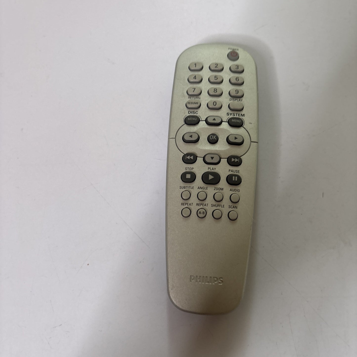 Genuine Philips RC19133002/01 Remote Control for DVD Player
