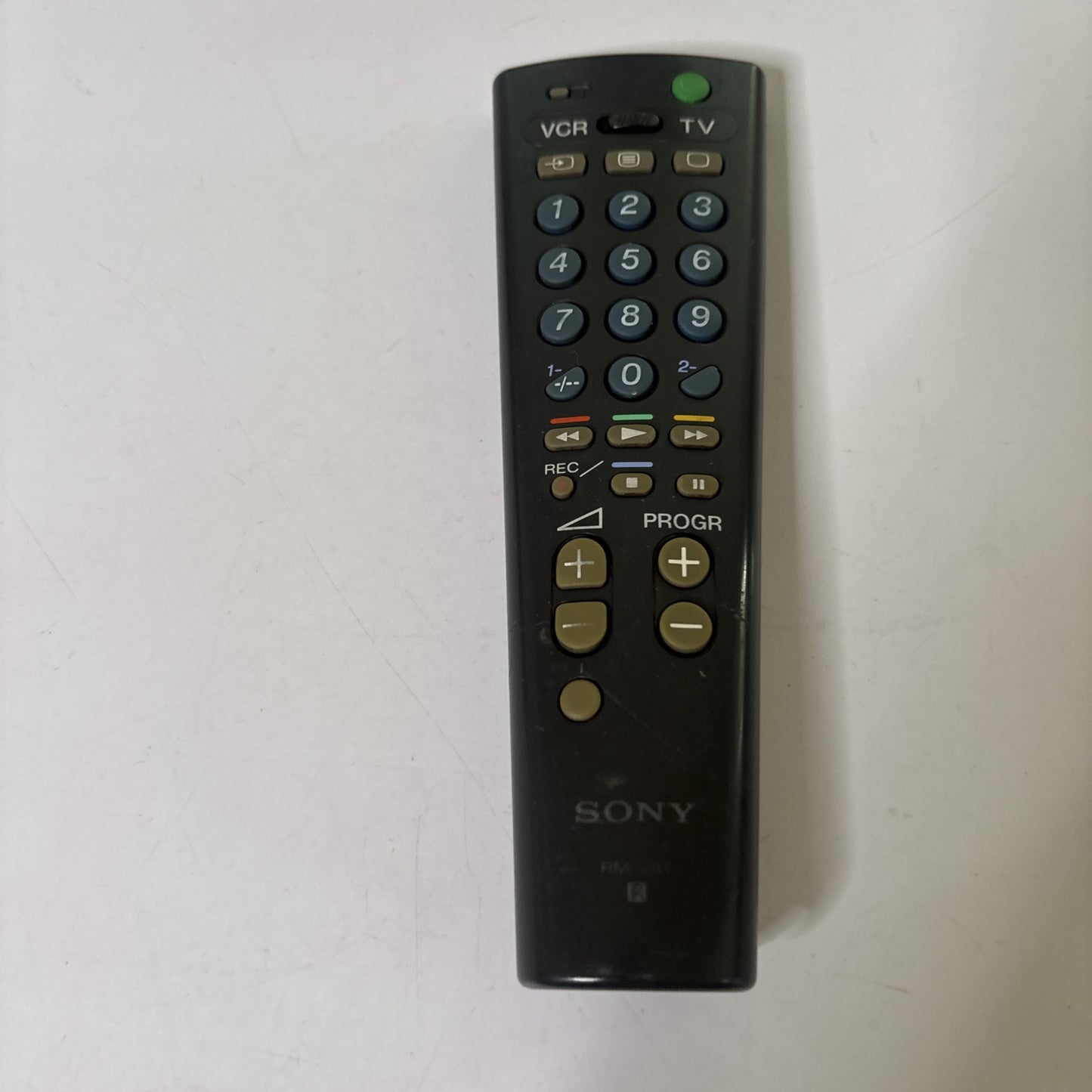 Genuine Sony RM-V8T Remote Control For VCR TV *Missing Battery Lid*