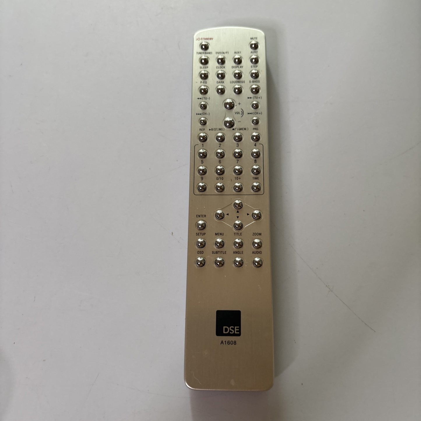 Dick Smith Electronic DSE A1608 Remote Control *Missing Battery Lid*