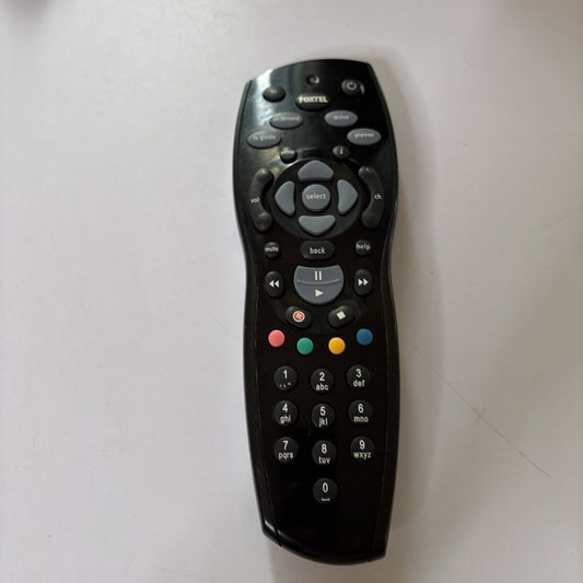 Genuine Foxtel RC16704102/02B Remote Control *Missing Battery Lid*