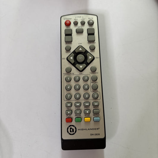 Genuine Highlander DH-2826 Remote Control