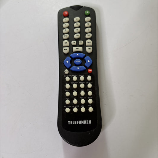 Telefunken Remote Control For DVD Player *Missing Battery Lid*