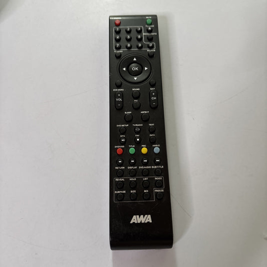Awa Remote Control For TV DVD *Battery Lid Missing*