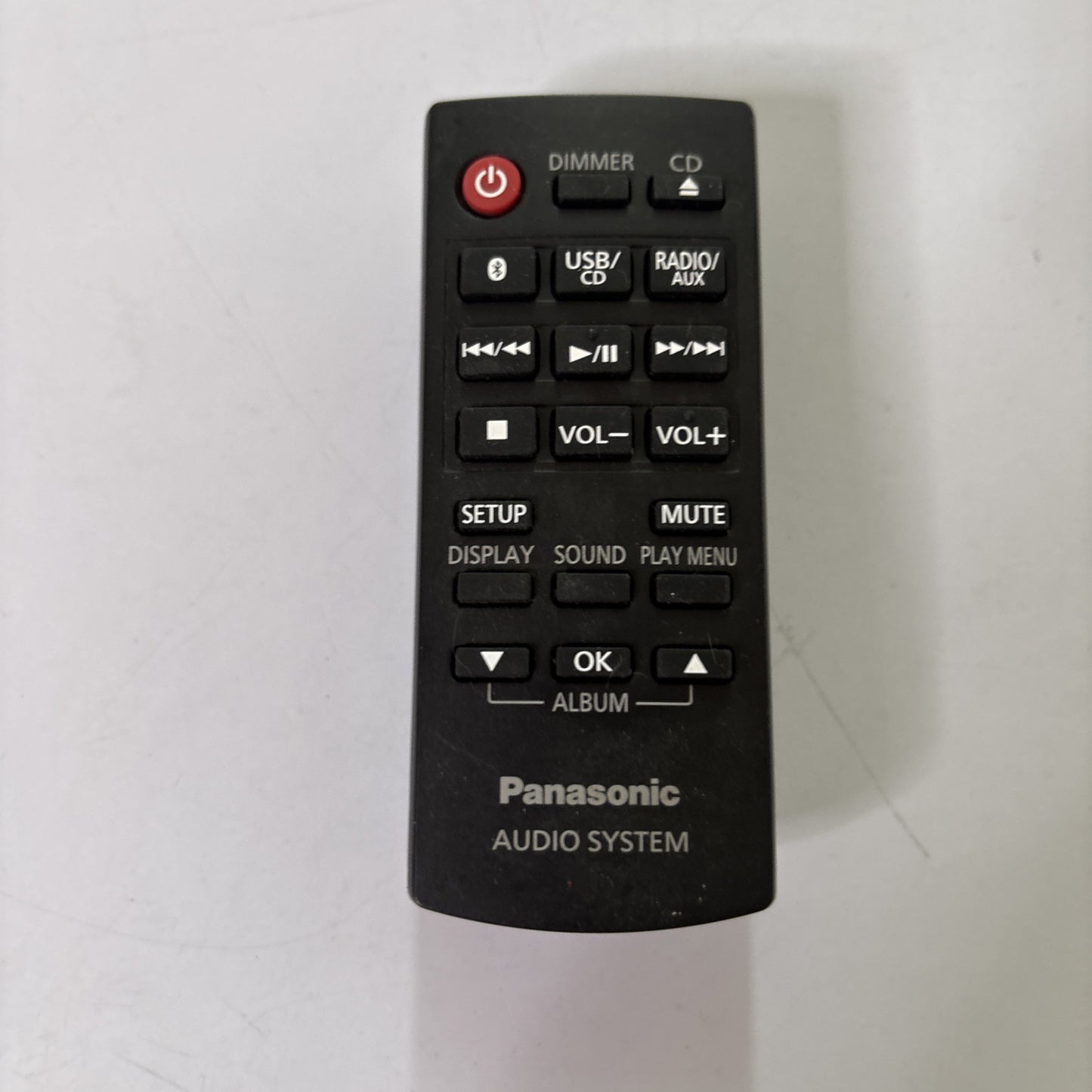 Genuine Panasonic N2QAYB000944 Remote Control for Audio System