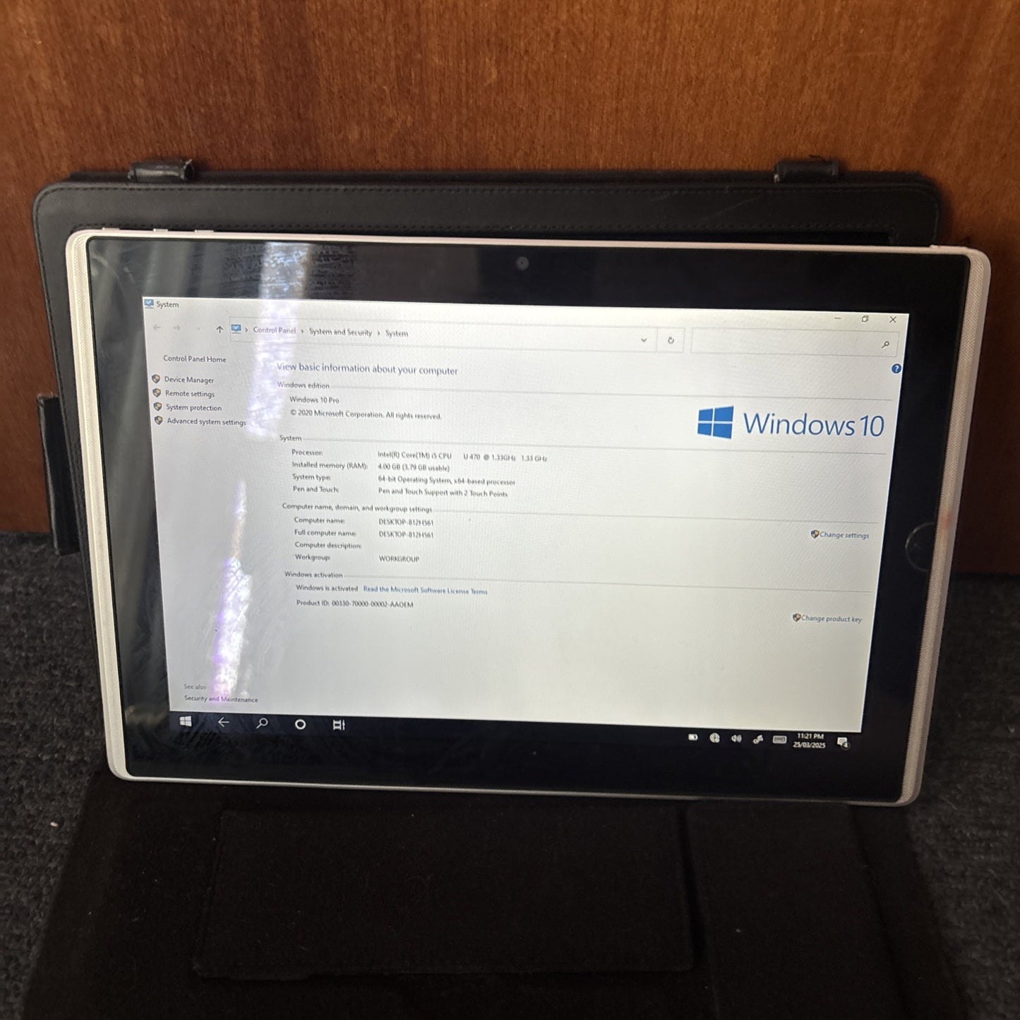 Asus Eee Slate EP121 Intel i5 Tablet Computer 4GB RAM 64GB SSD