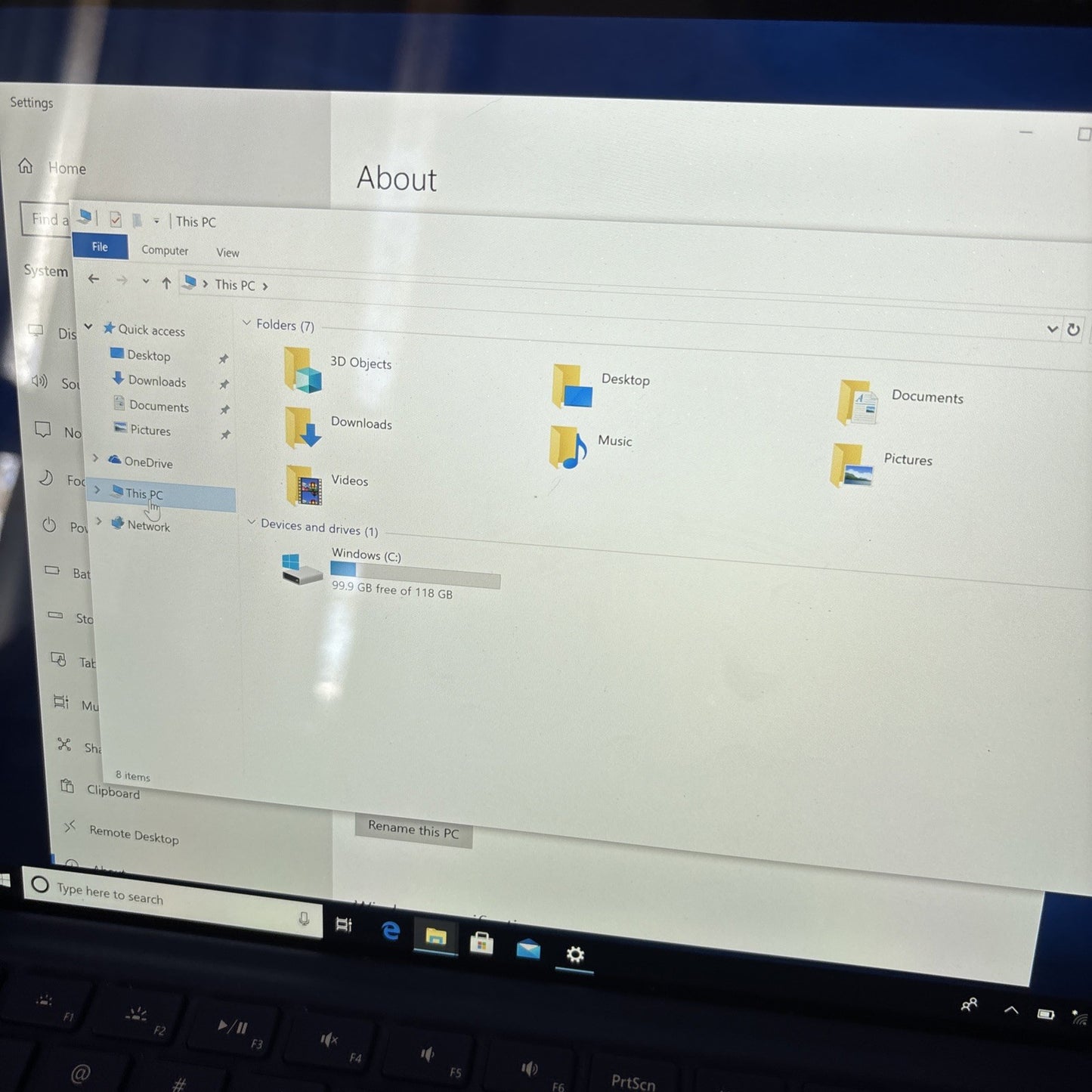 Microsoft Surface Pro 4 i5-6300U 4GB RAM Keyboard Trackpad 128GB SSD