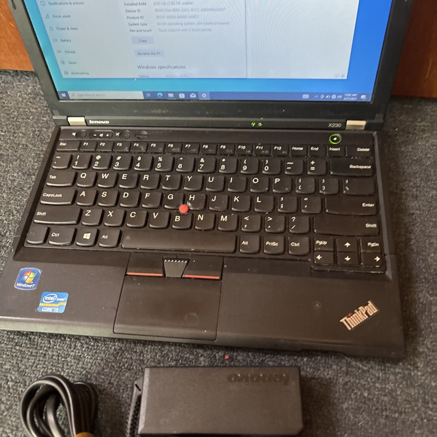 Lenovo ThinkPad X230 Intel i5-3210M Laptop 128GB SDD 8GB RAM