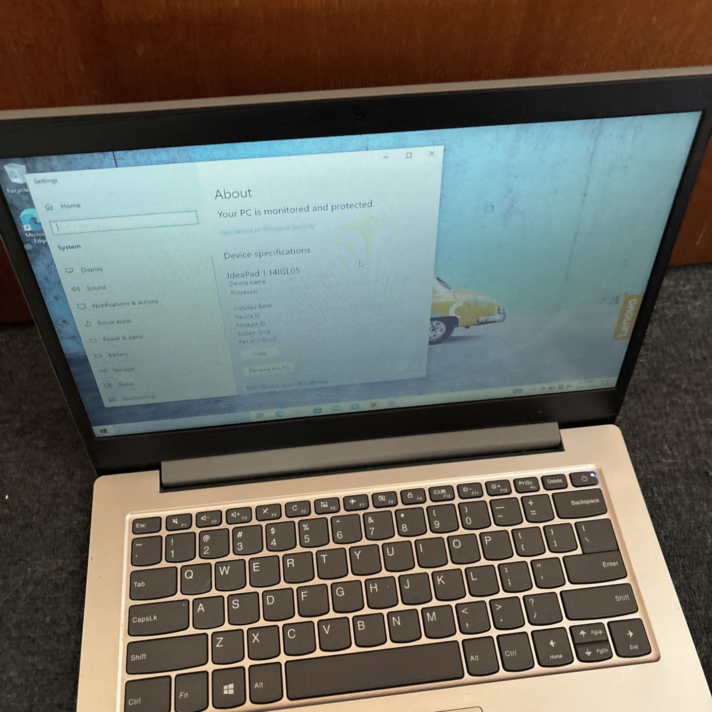 Lenovo Ideapad 1 14IGL05 Laptop 4GB RAM 120GB SDD Win11