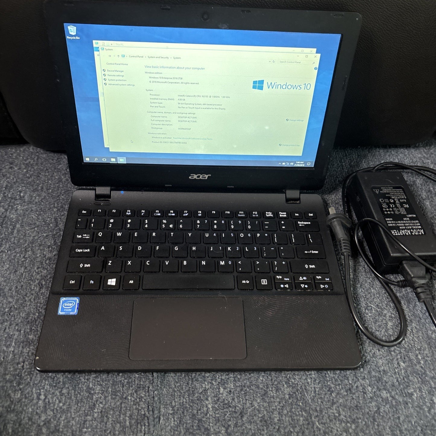 Acer TravelMate B116 Series Laptop 500gb SDD 4GB RAM