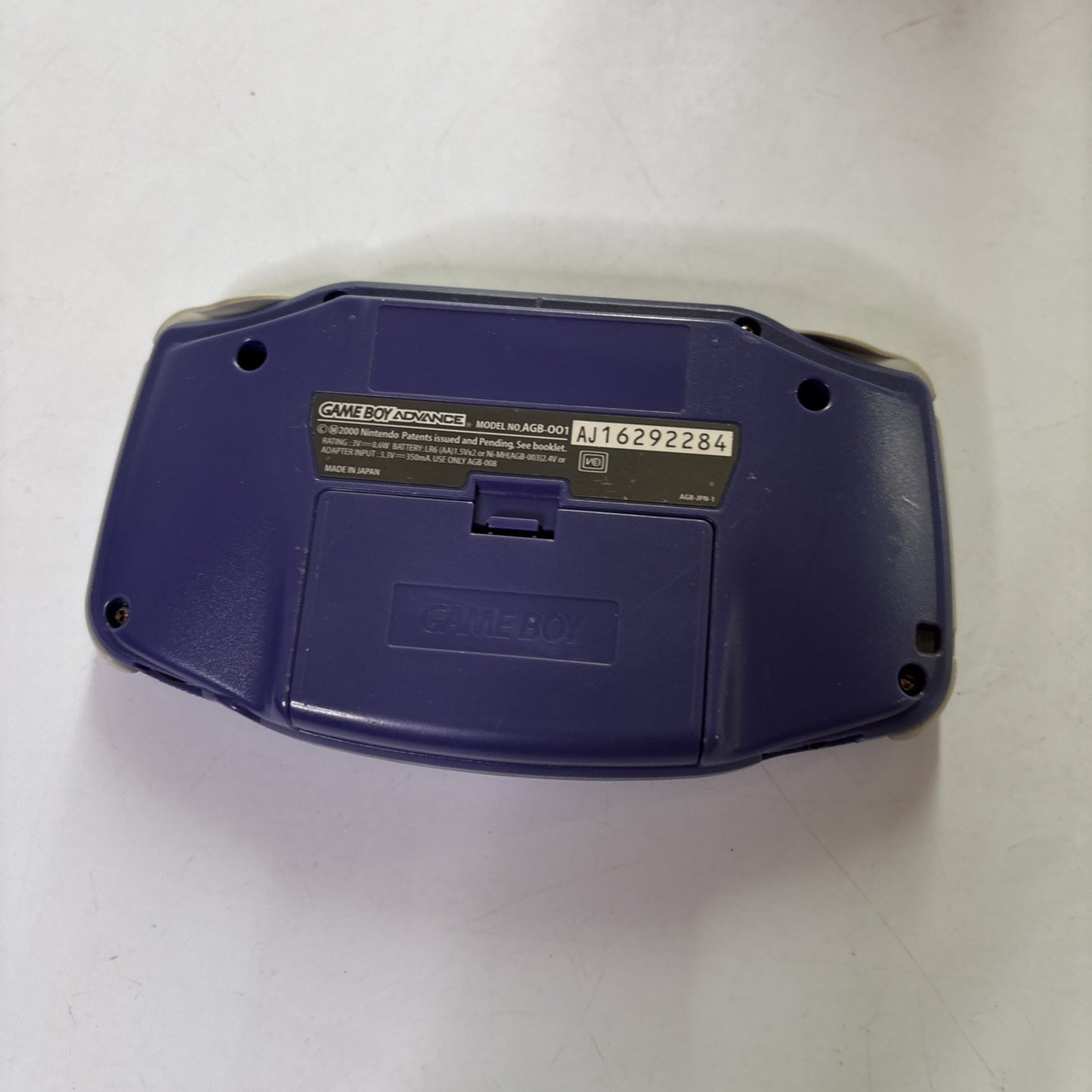 Nintendo Gameboy Advance Console GBA Original Blue AGB-001