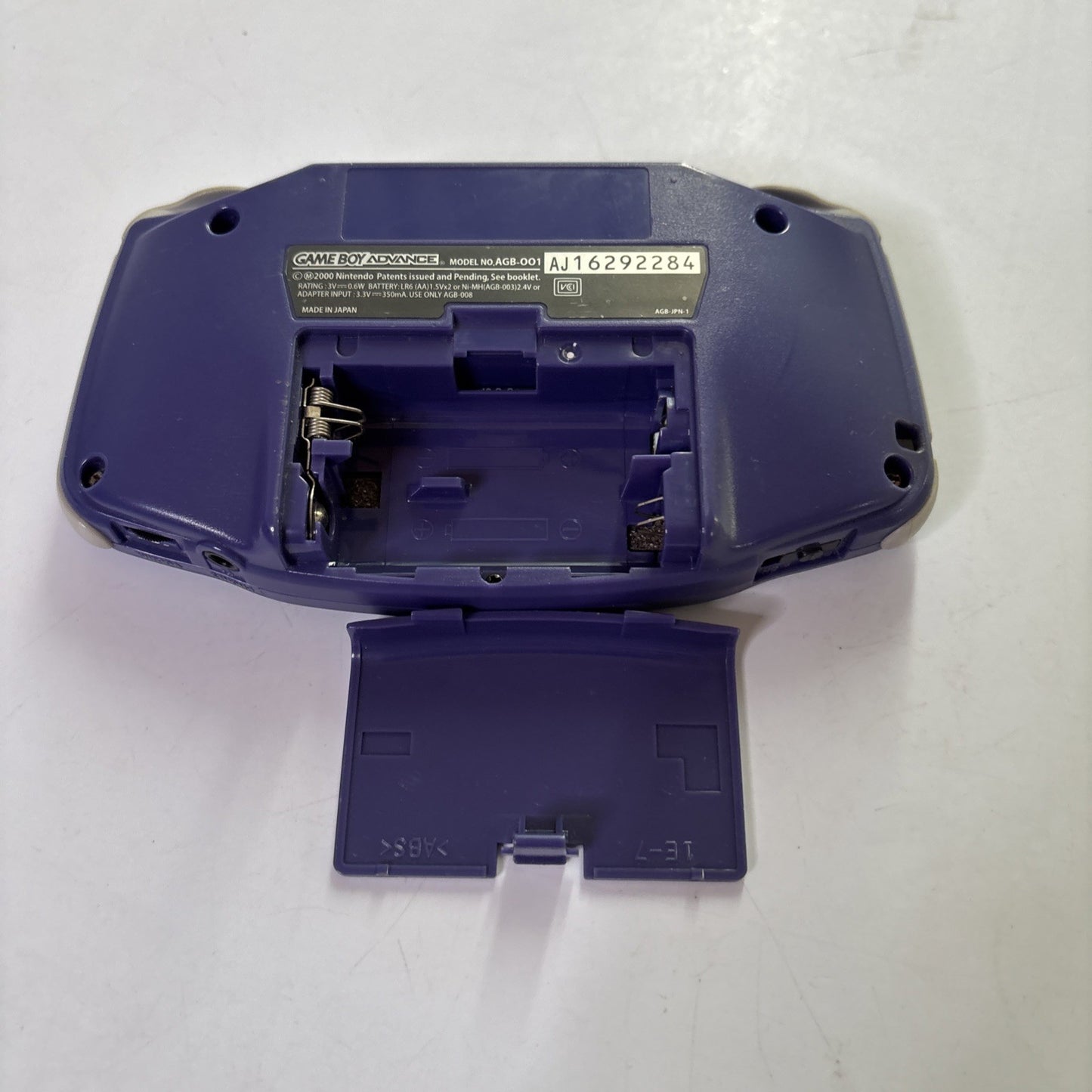 Nintendo Gameboy Advance Console GBA Original Blue AGB-001