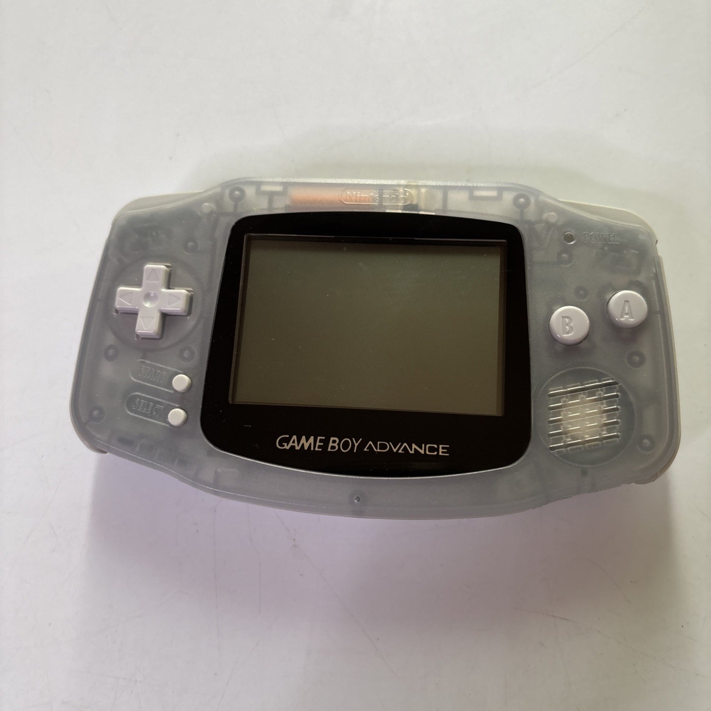 Nintendo Gameboy Advance Console GBA Original AGB-001 Clear Transparent