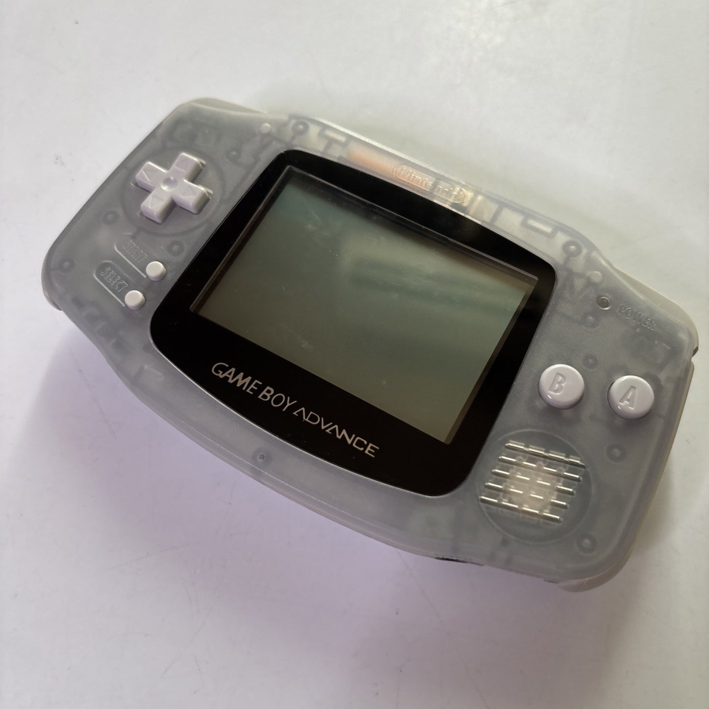 Nintendo Gameboy Advance Console GBA Original AGB-001 Clear Transparent