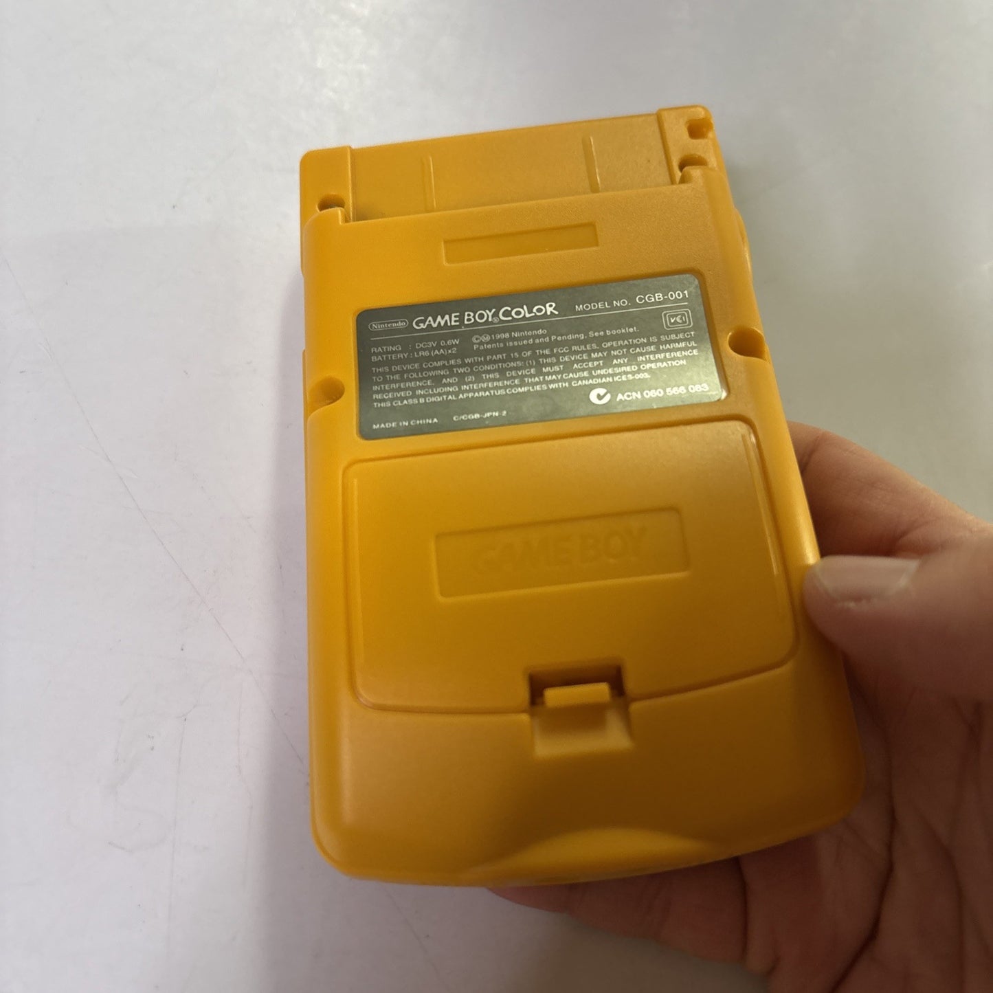 Nintendo Gameboy Colour *New Backlit IPS Screen* CGB-001 Yellow CGB-001