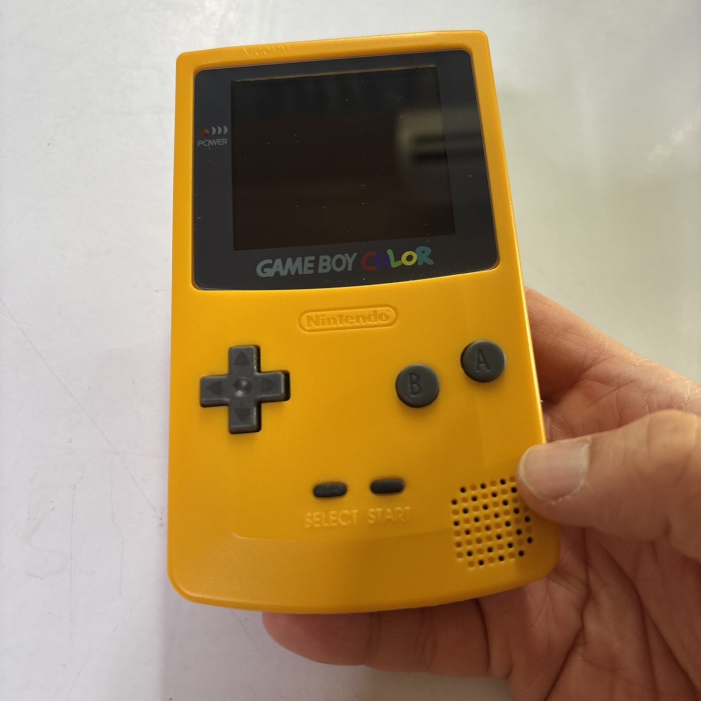 Nintendo Gameboy Colour *New Backlit IPS Screen* CGB-001 Yellow CGB-001