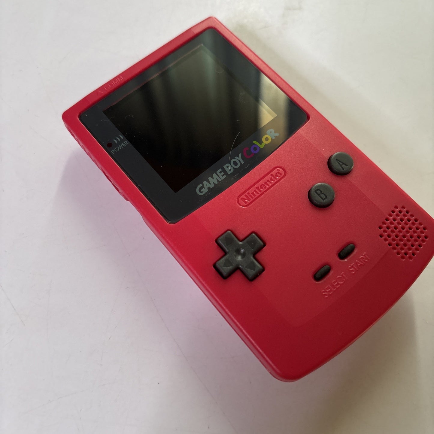 Nintendo Gameboy Color Console *New Backlit IPS Screen* CGB-001 Red