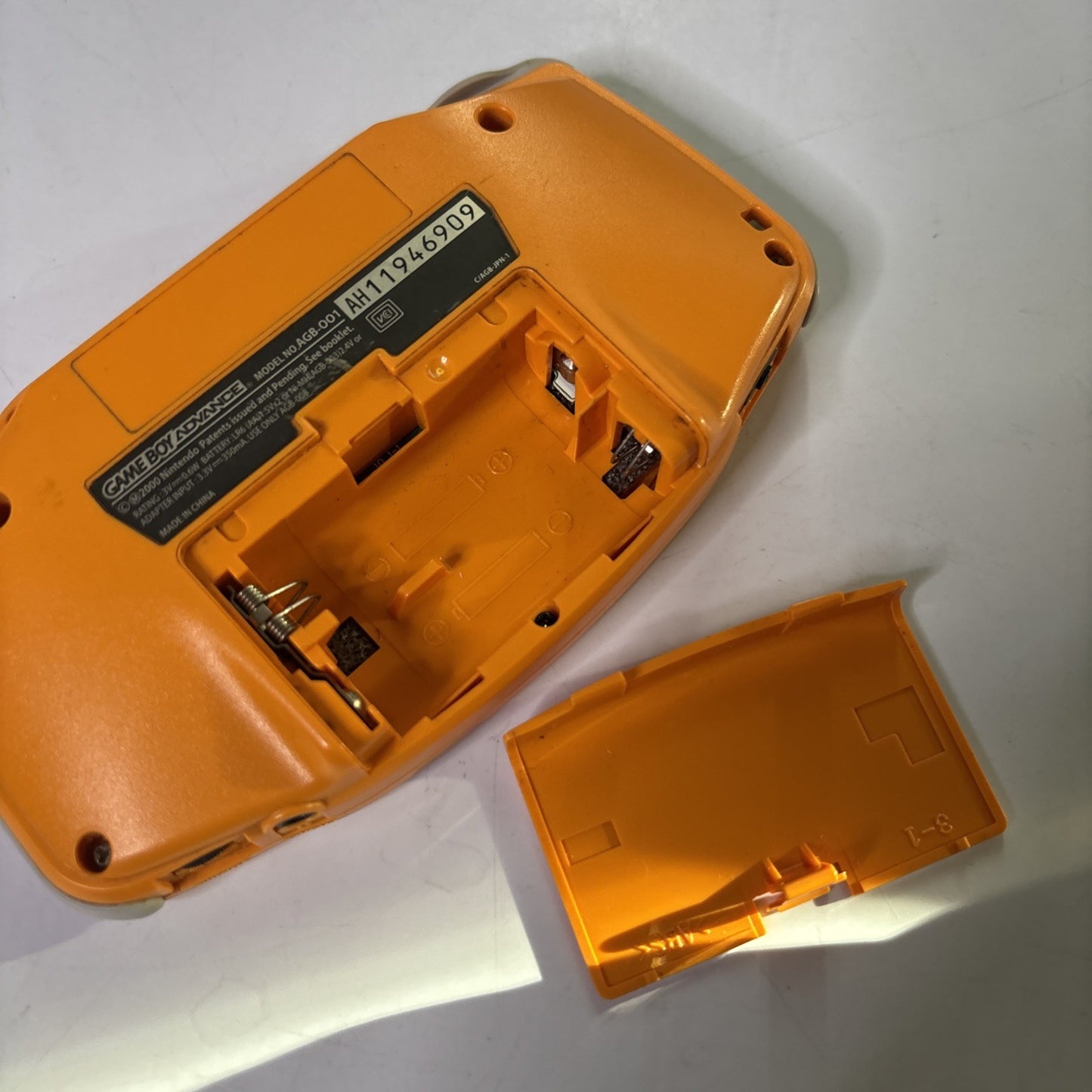 Nintendo Gameboy Advance Console Orange AGB-001