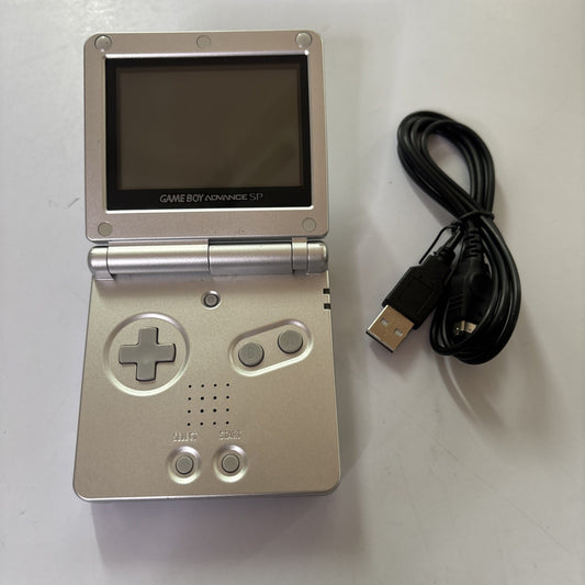Nintendo Gameboy Advance SP Console Silver  AGS-001