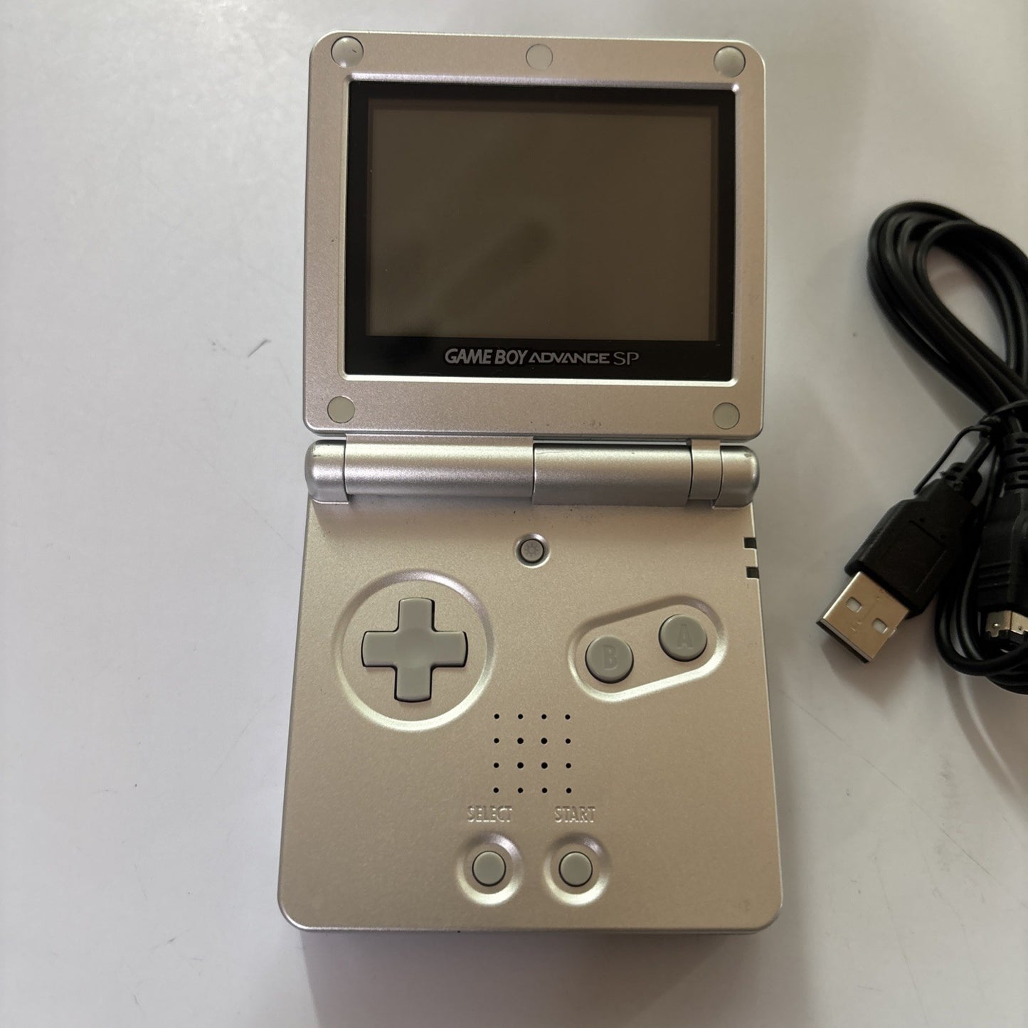 Nintendo Gameboy Advance SP Console Silver  AGS-001