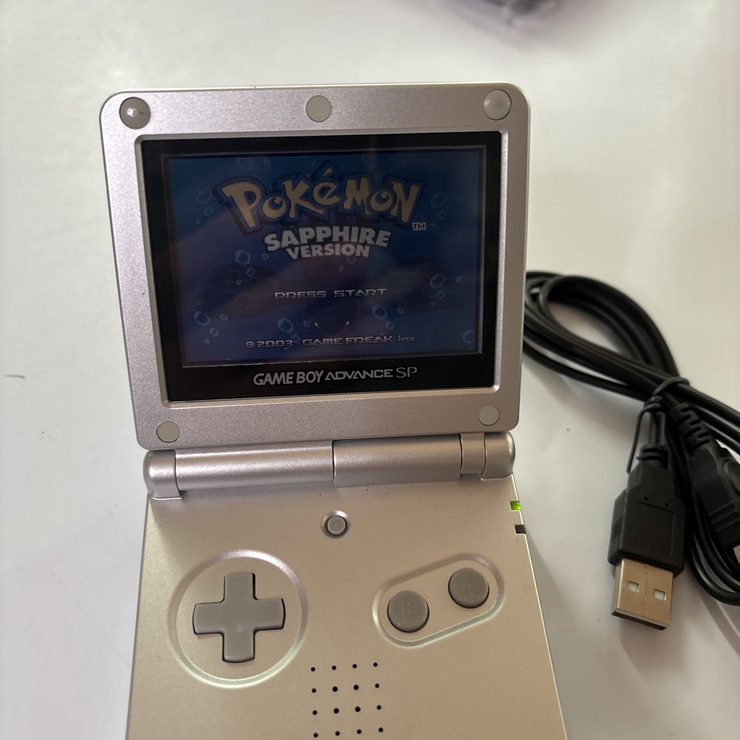 Nintendo Gameboy Advance SP Console Silver  AGS-001