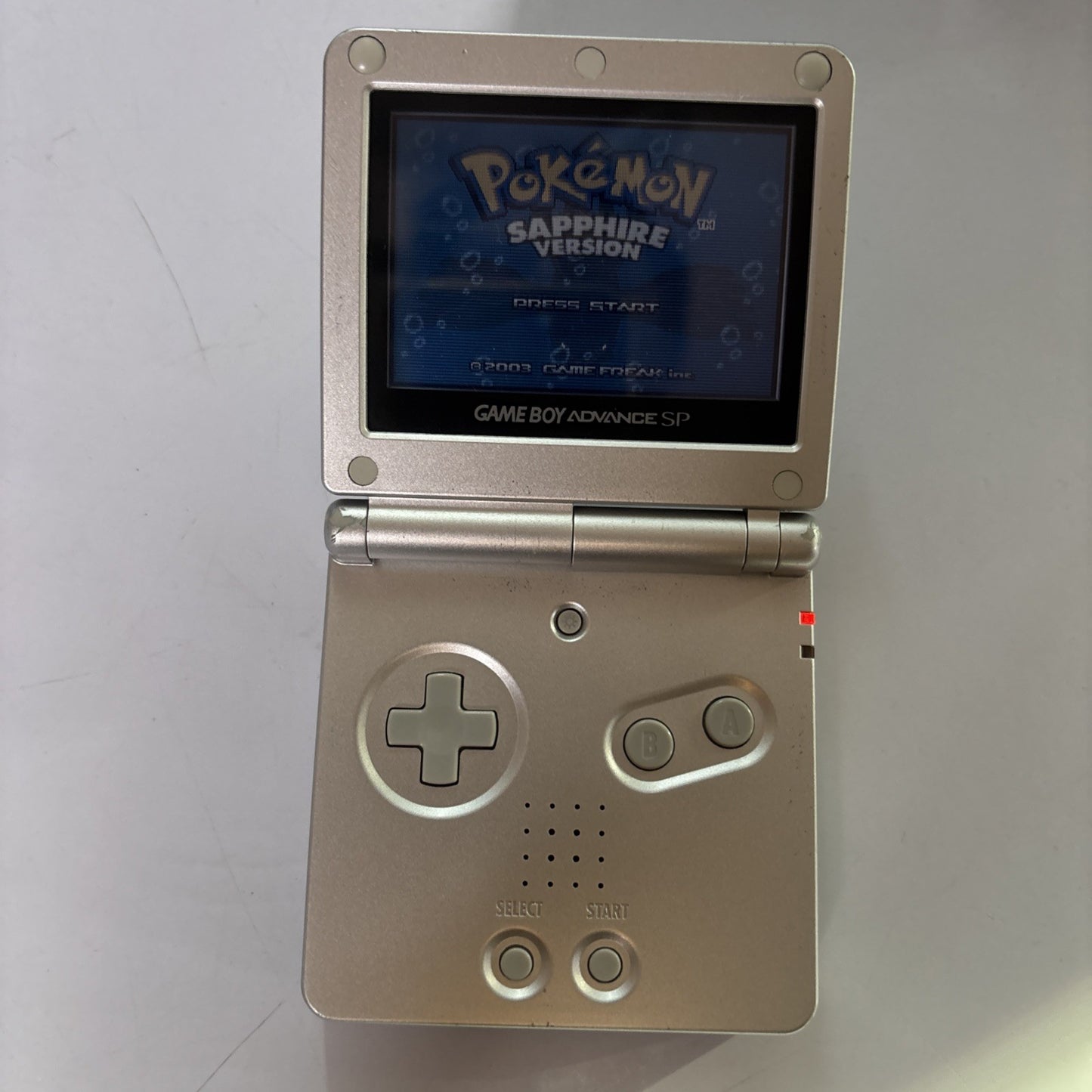 Nintendo Gameboy Advance SP Console Silver AGS-001