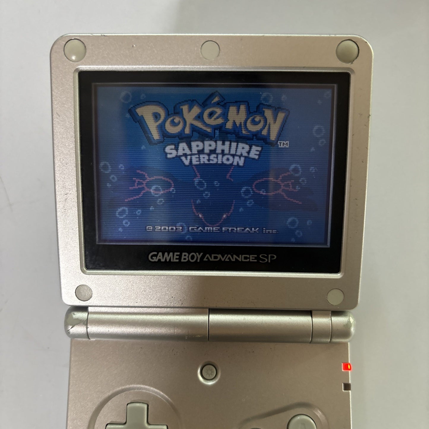 Nintendo Gameboy Advance SP Console Silver AGS-001
