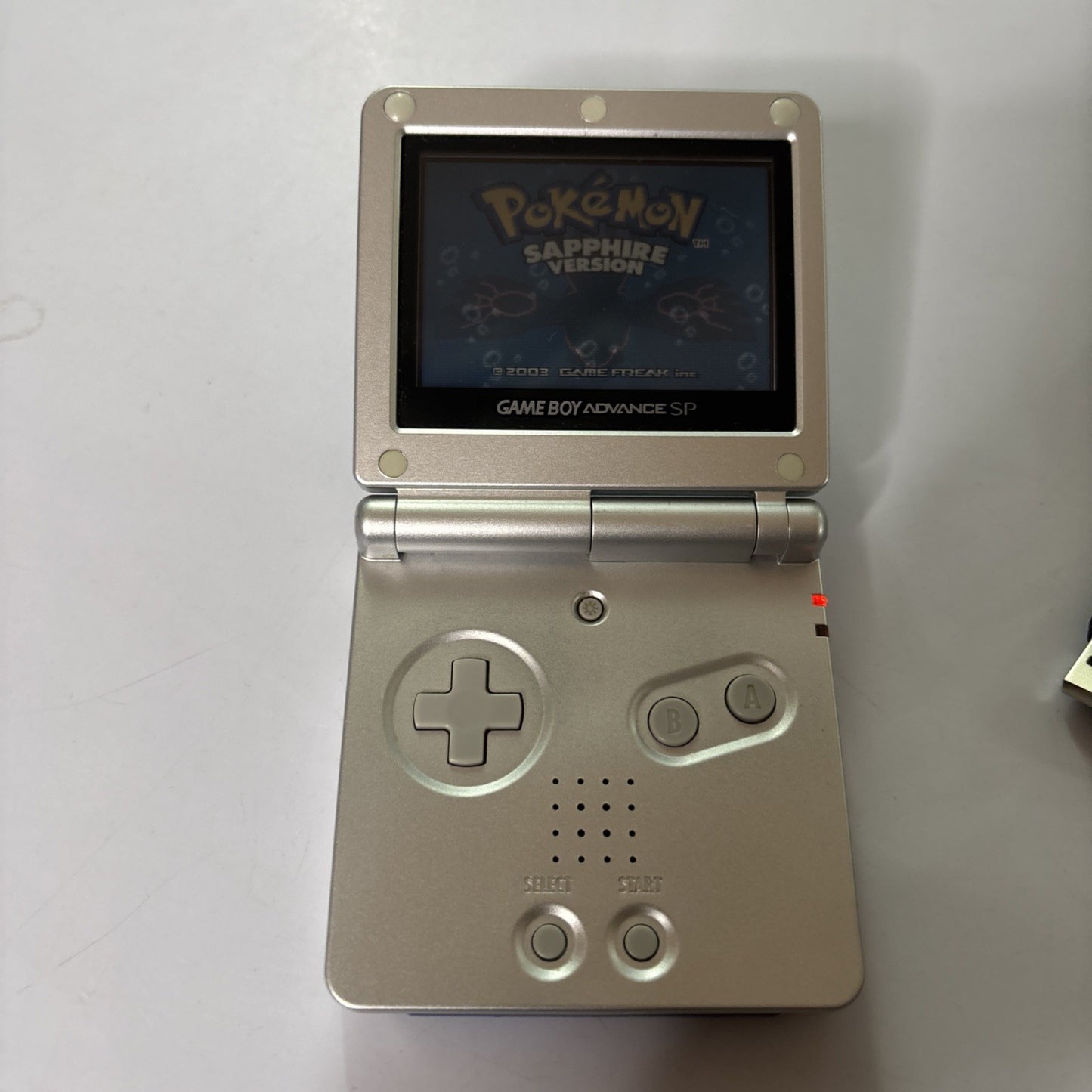 Nintendo Gameboy Advance SP Console Silver  AGS-001