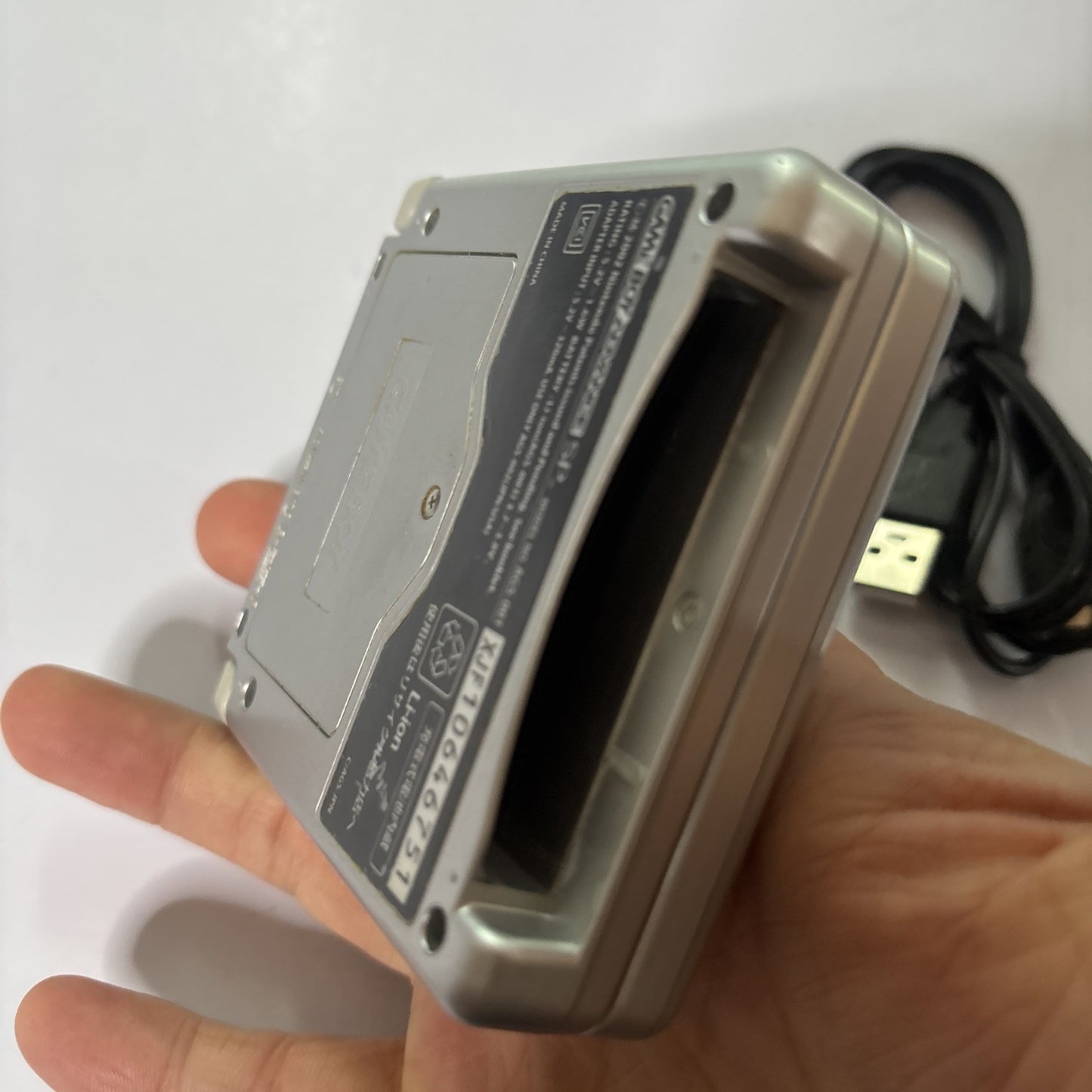 Nintendo Gameboy Advance SP Console Silver  AGS-001