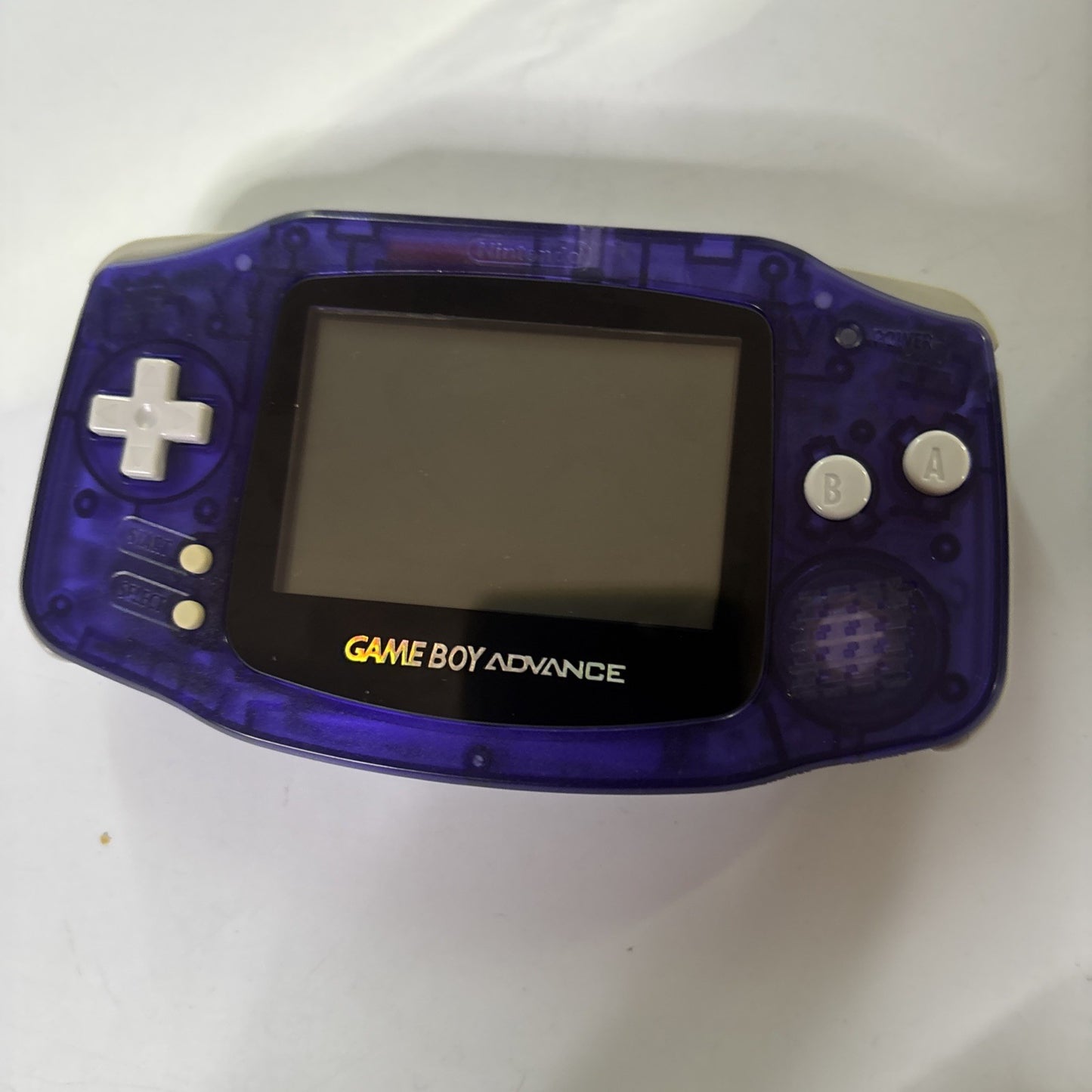 Nintendo Gameboy Advance Transparent Purple AGB-001 Made In Japan