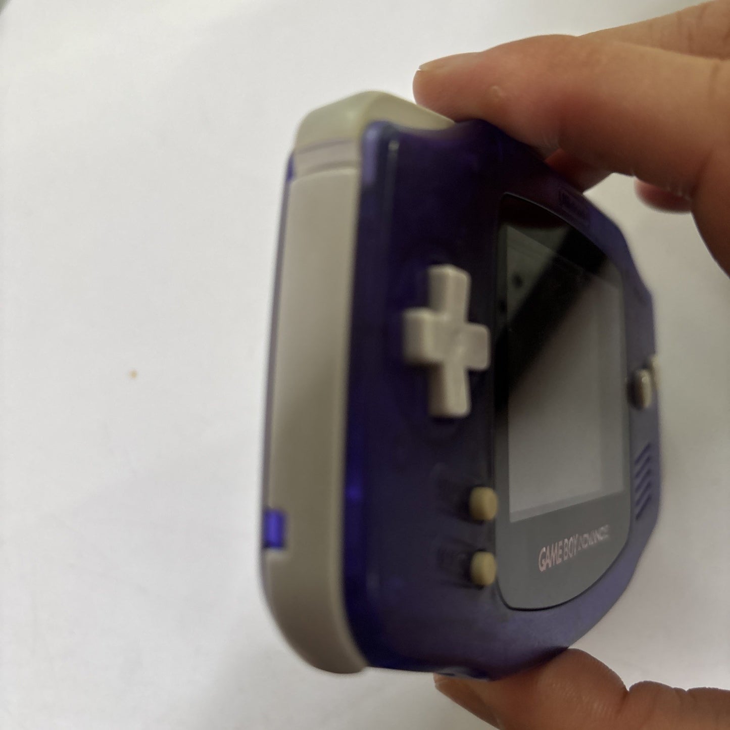 Nintendo Gameboy Advance Transparent Purple AGB-001 Made In Japan