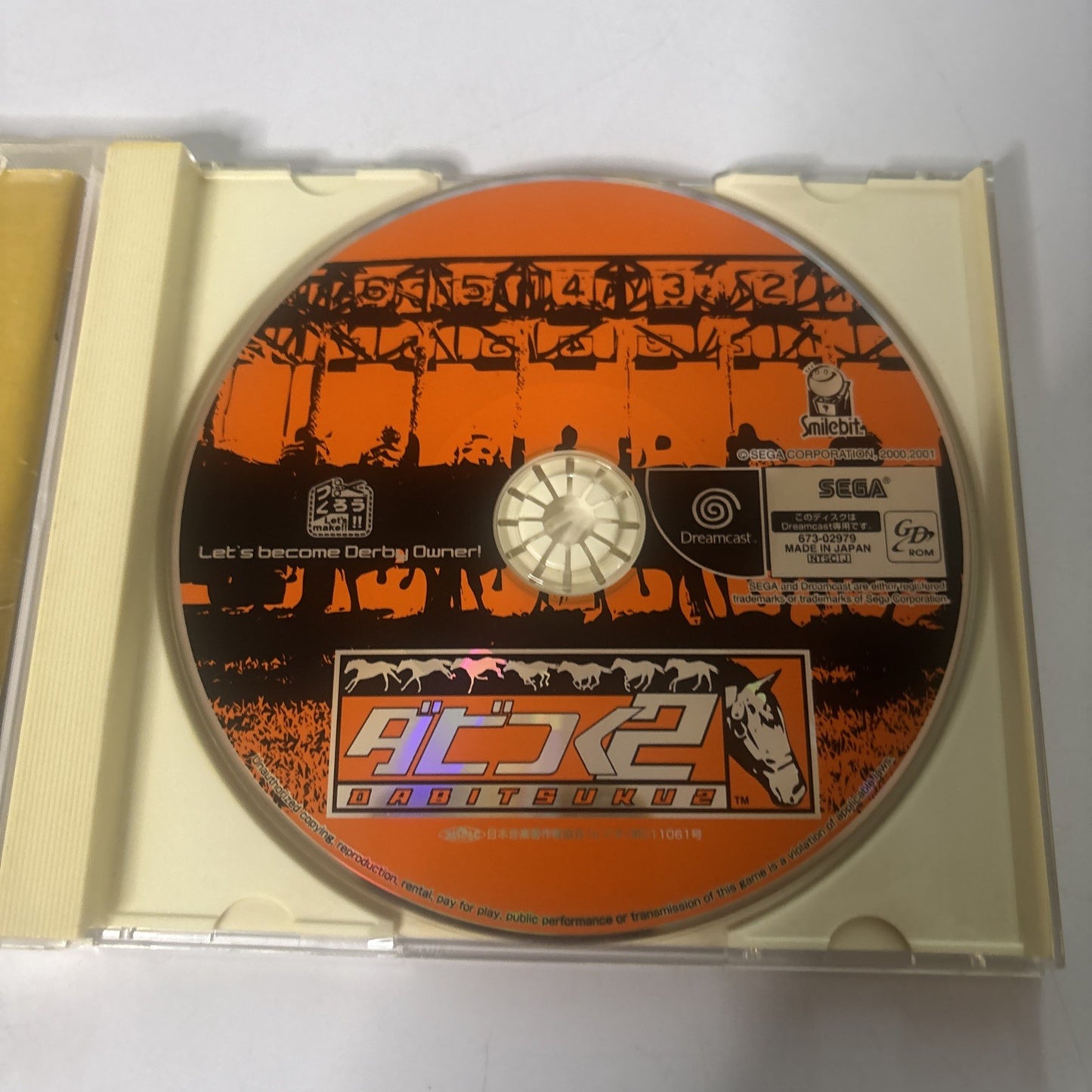 DABITSUKU 2 Let's Make Derby Stallion Sega Dreamcast NTSC-J Japan