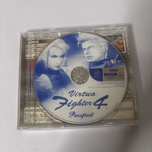 Virtua Fighter 4 Passport VF.Net Sega Dreamcast NTSC-J Japan
