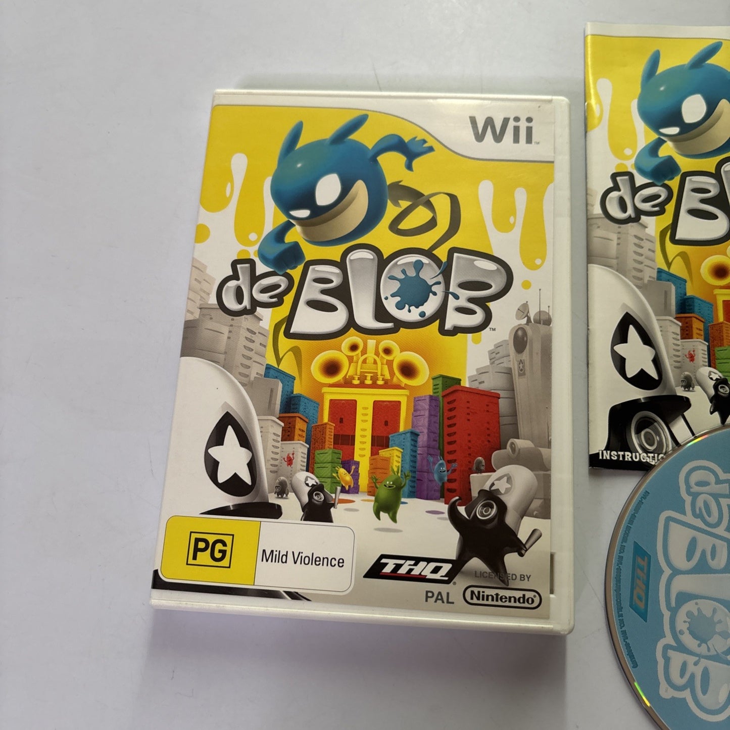 De Blob - Nintendo Wii Manual PAL