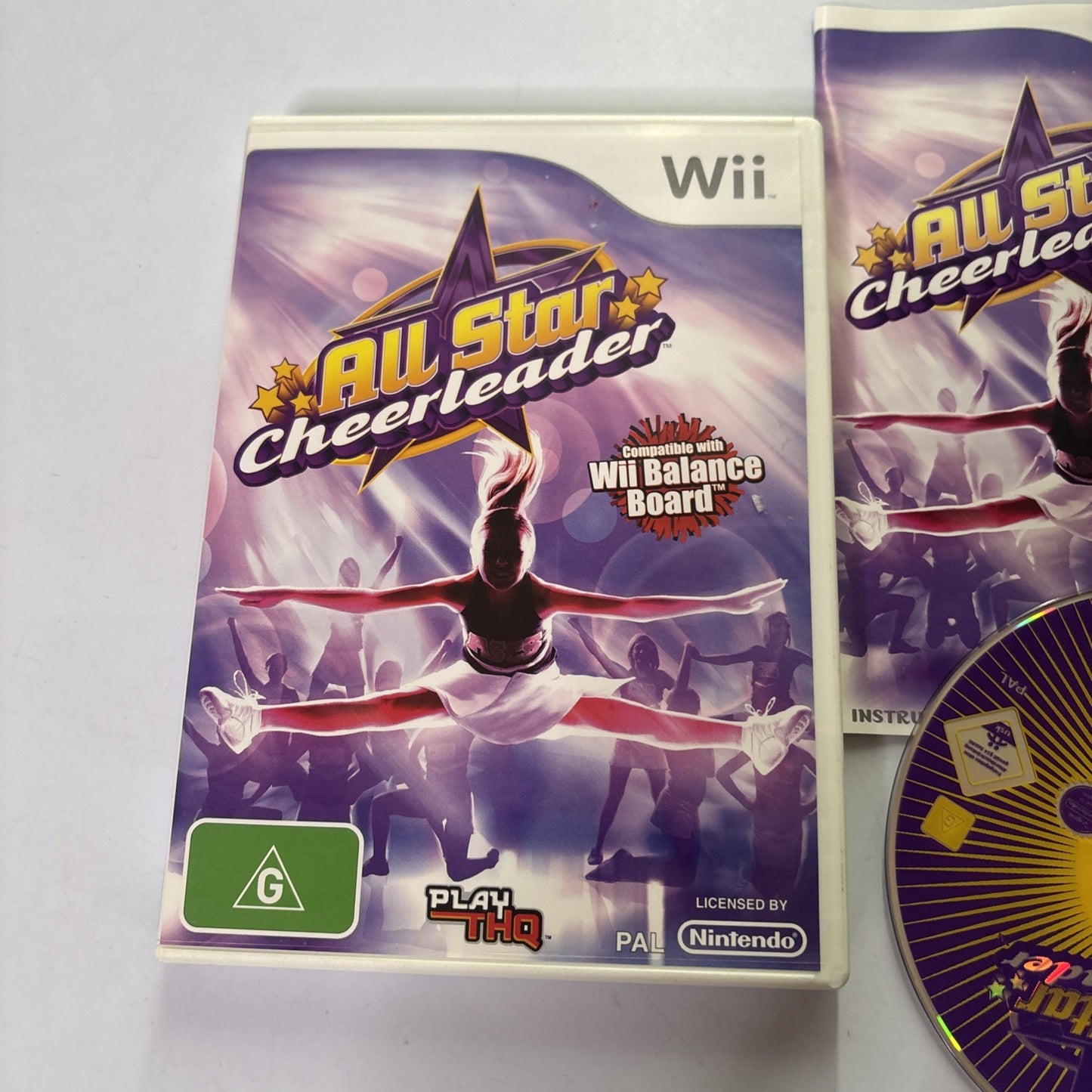 All Star Cheerleader Nintendo Wii PAL + Manual 2008