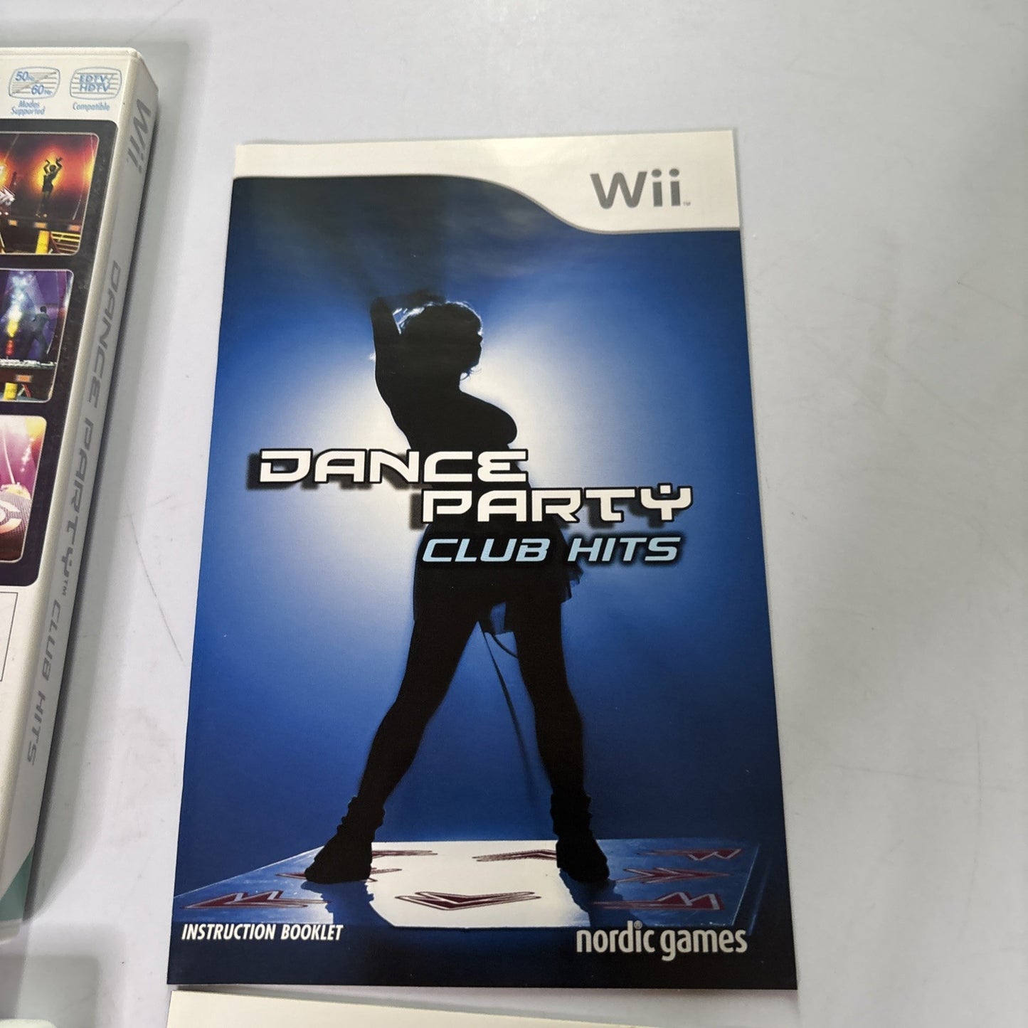 Dance Party Club Hits / Pop Hits Nintendo Wii PAL Manual